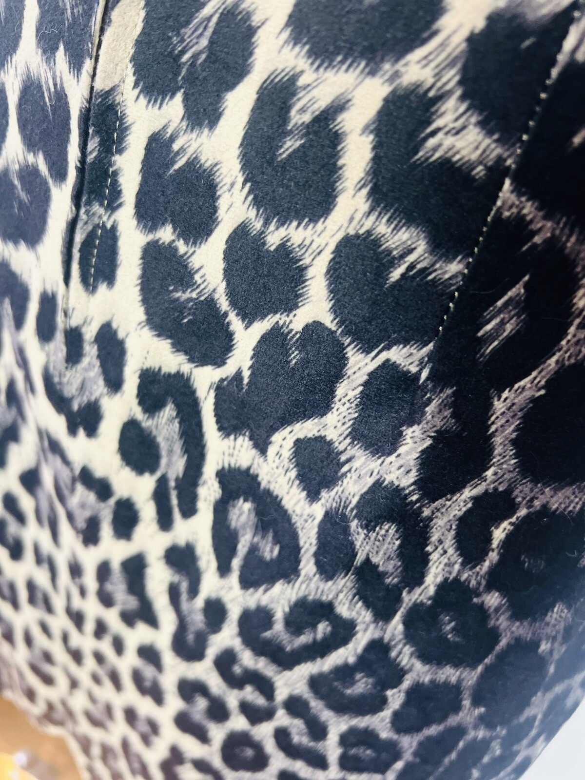 LEOPARD Animal Print 90s 1990’s Does 50s 50’s Vintage Sawtooth Halter Dress XS S
