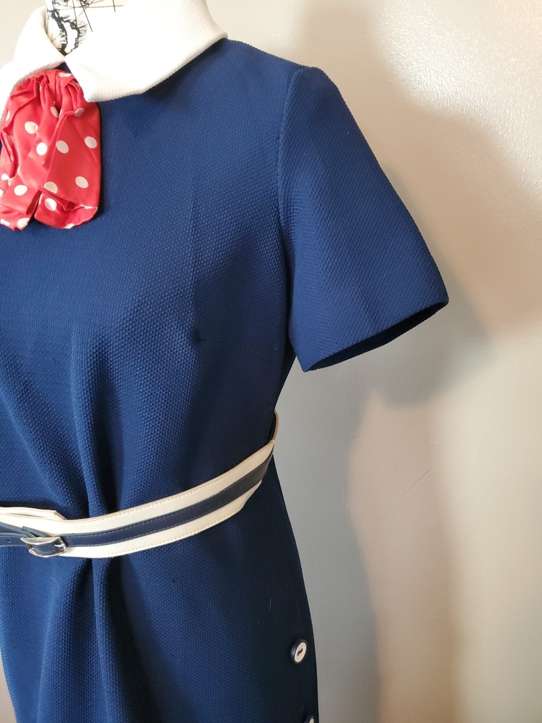 Vintage 60s-80’s Airline Flight Attendant Dress