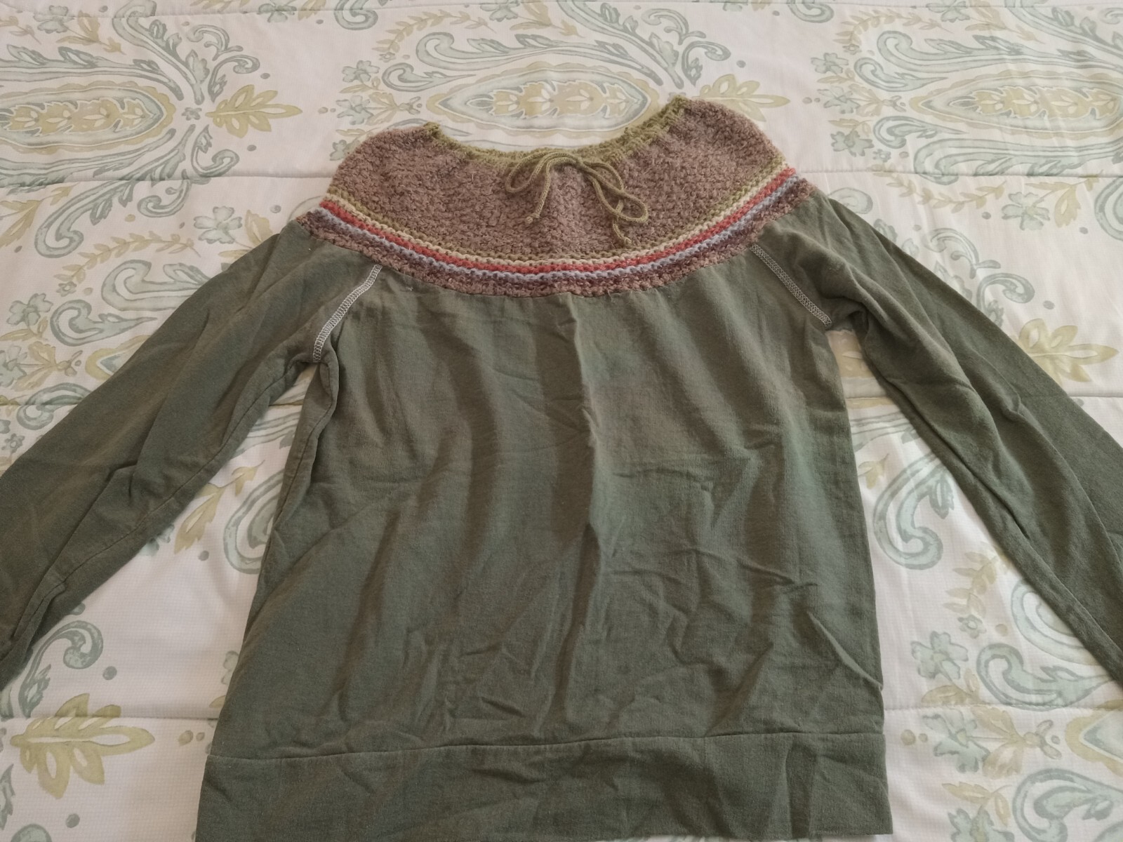Vintage Delia’s Juniors XL Sweater And 13/14 Corduory Tan Pants With Wide Flare