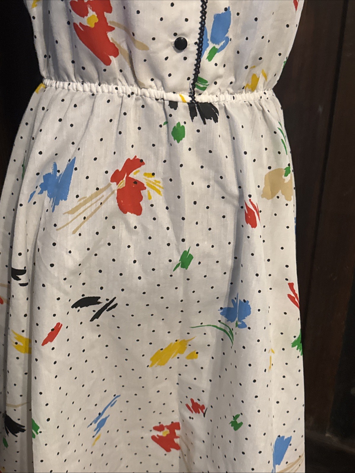 Vintage 80s Leslie Fay Sundress Art To Wear