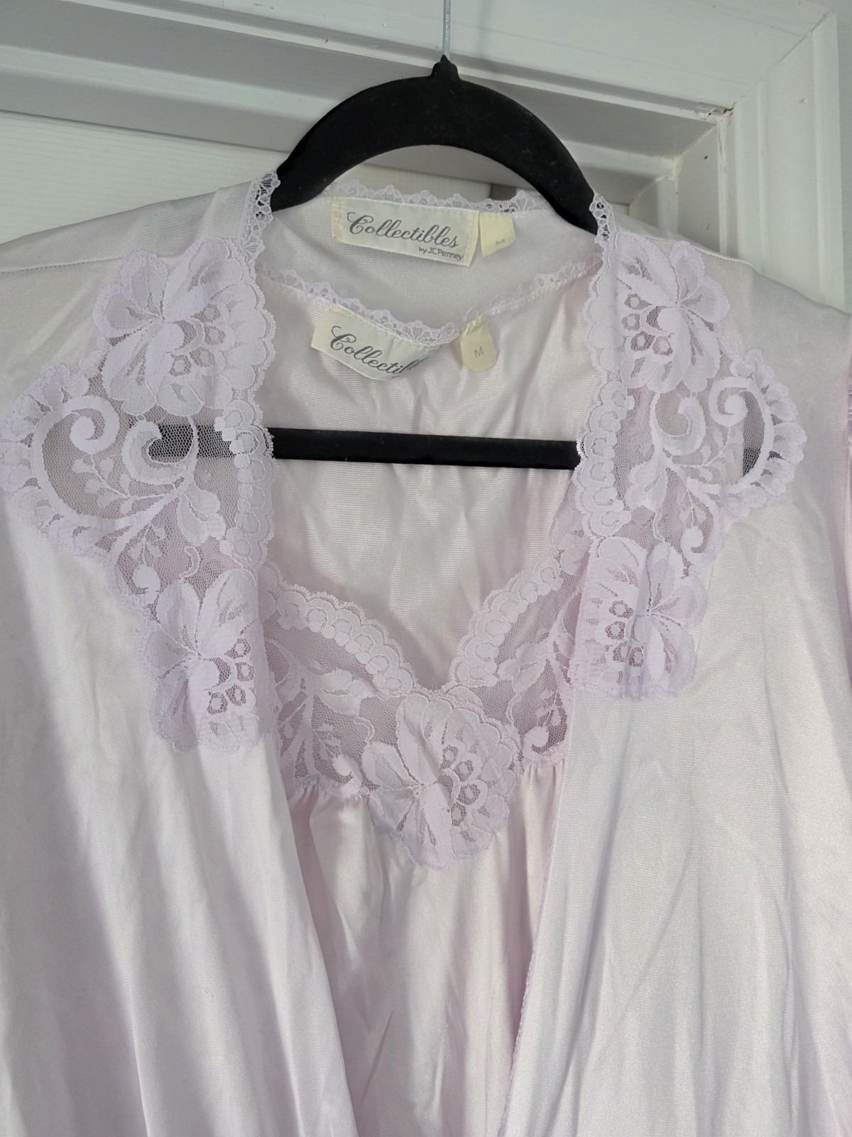 Vintage Collectibles JCPenney Nylon & Lace Gown With Robe (MEDIUM)
