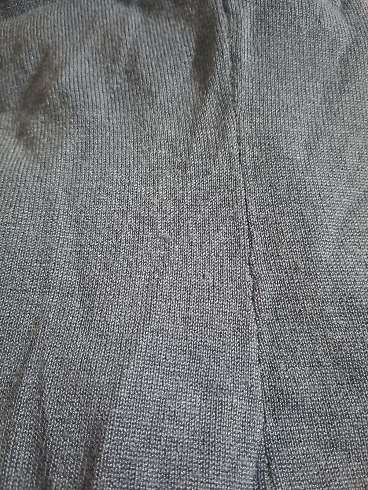 Vtg 80s YOUR SIXTH SENSE Stretch Viscose Cornflower Blue Cardigan Sweater S