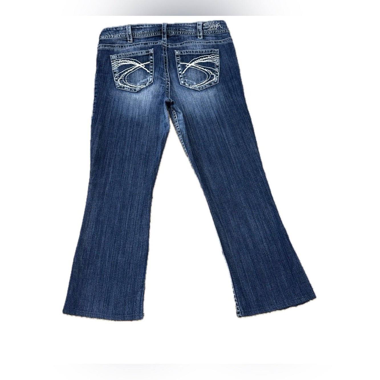 SILVER SUKI Bootcut Medium Wash Y2K Flare Jeans | Sz Tag Missing: Measures 36×28