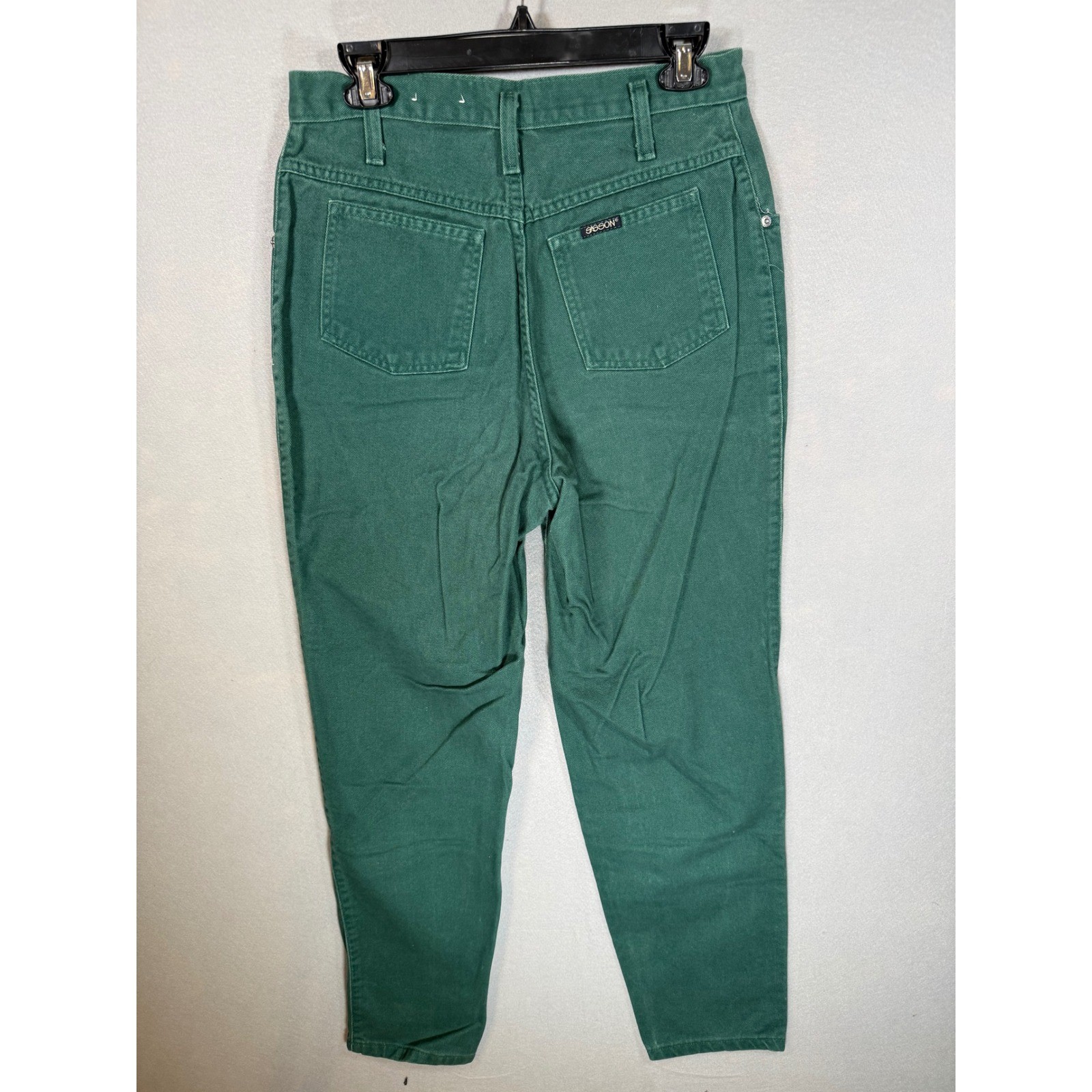 Vintage Sasson High Waisted Button Fly Green Mom Jeans 80s 90s Y2K Women’s 14