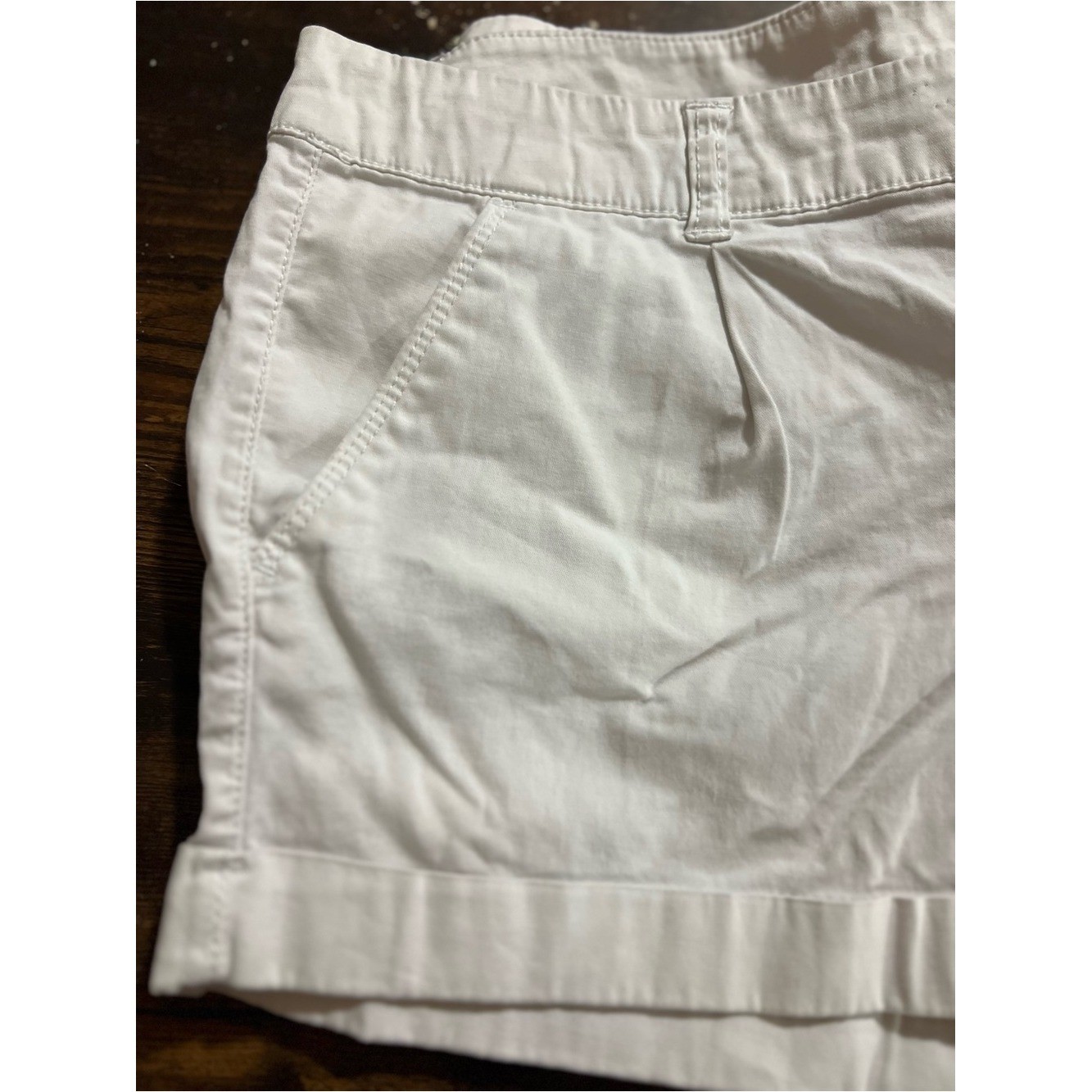 Classic Women’s White Cotton Shorts P17.1 no tag see measurements
