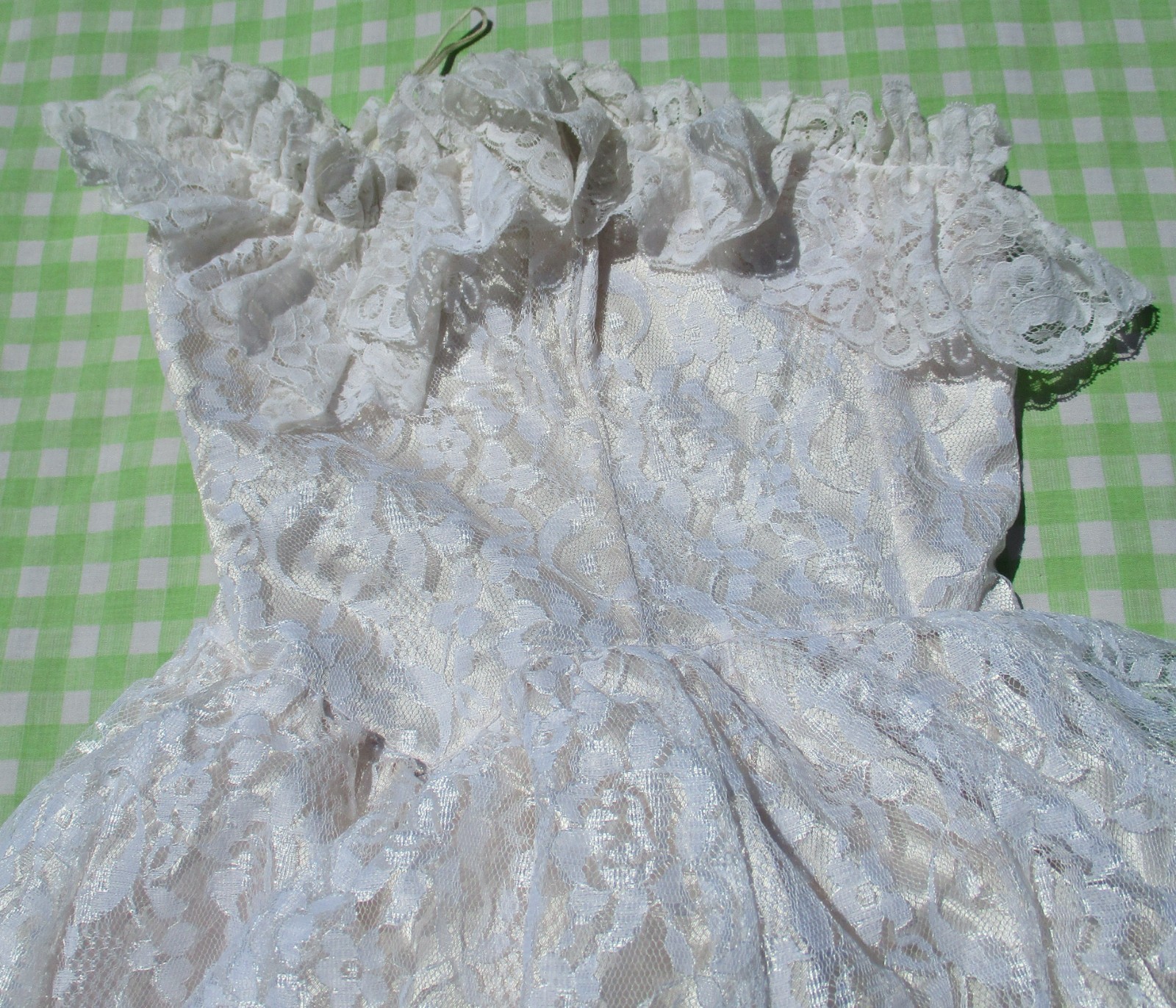 Vintage 70s 80s Gunne Sax Jessica Rococo Southern Bell Strapless Ball Gown Dress