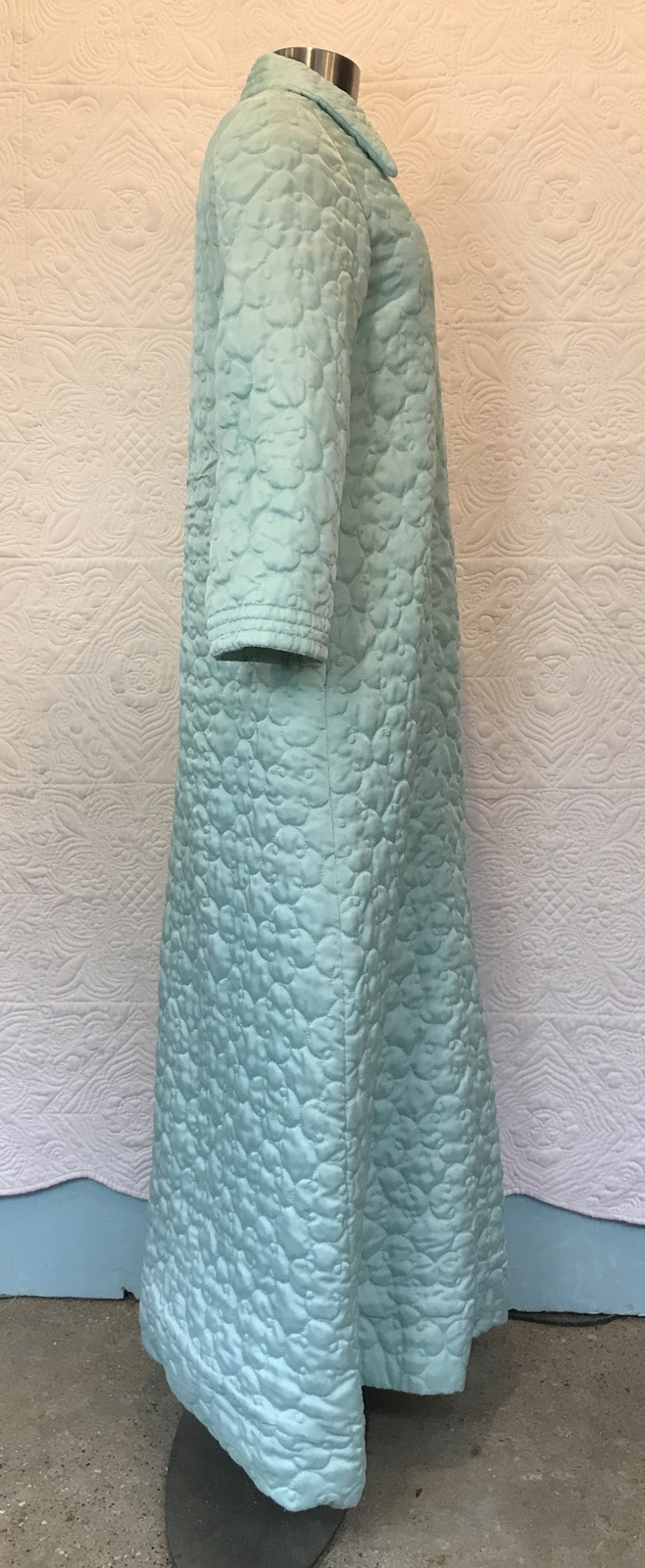 Say-Lu Vintage Quilted Robe M (read description for measurments) vgc maxi