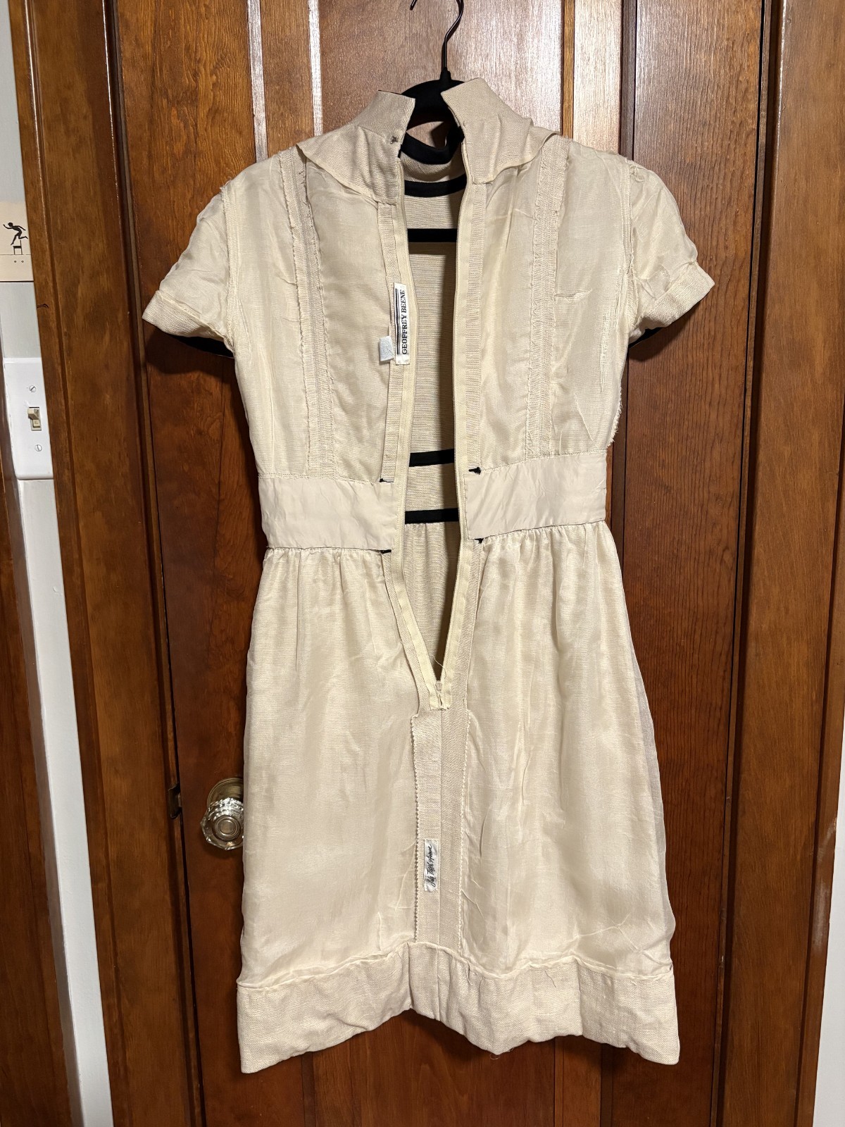 RARE Vintage 60s Geoffrey Beene Wool Mod Cocktail Dress Saks Fifth Ave