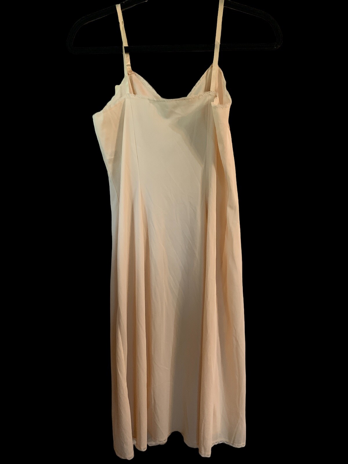 1980’s Vanity Fair Tricot Nylon Nude Full Slip Siez 34 Made USA New