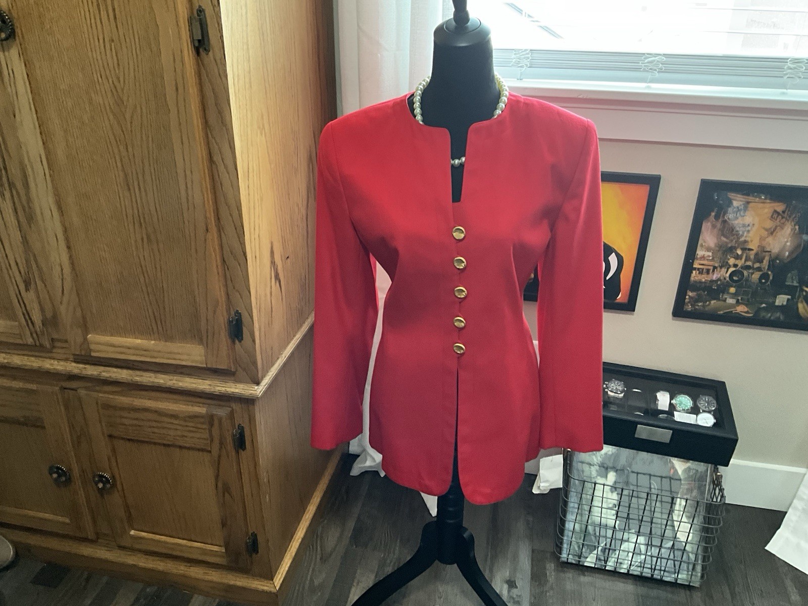 2 PC Vintage Work RED Power Suit Casual Corner 80/90s NWT SZ 10 NEW OLD STOCK