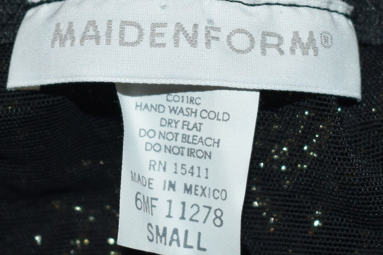 Vintage MAIDENFORM Velvet Gold Metallic Mesh Bodysuit Slip Teddy sz S