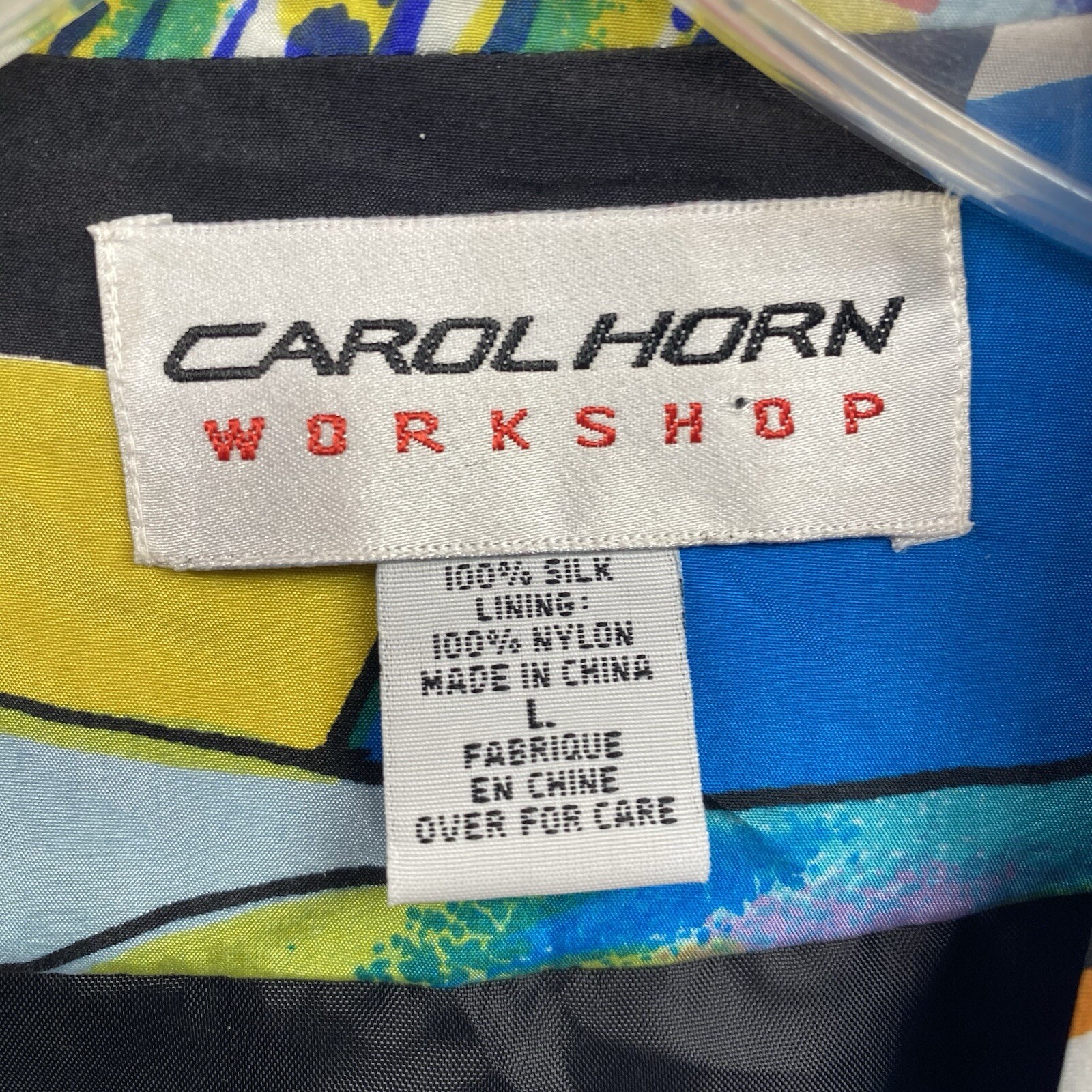 Carol Horn Workshop Blazer Silk Large