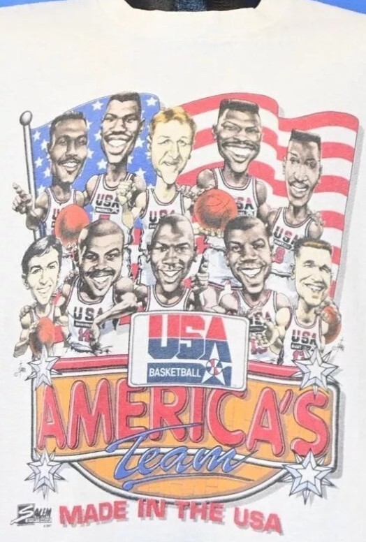 90s America’s Dream Team USA Unisex 1992 t-shirt
