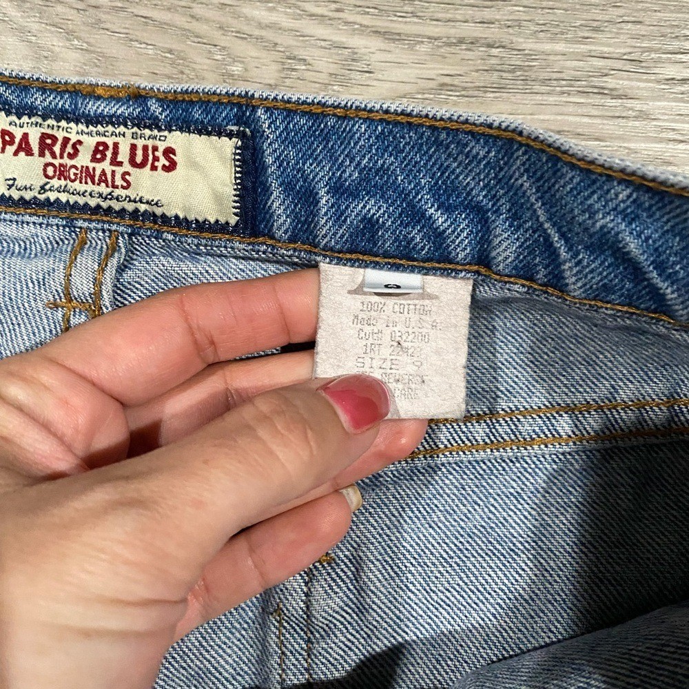 Vintage Paris Blues Stylish Blue Denim Jeans