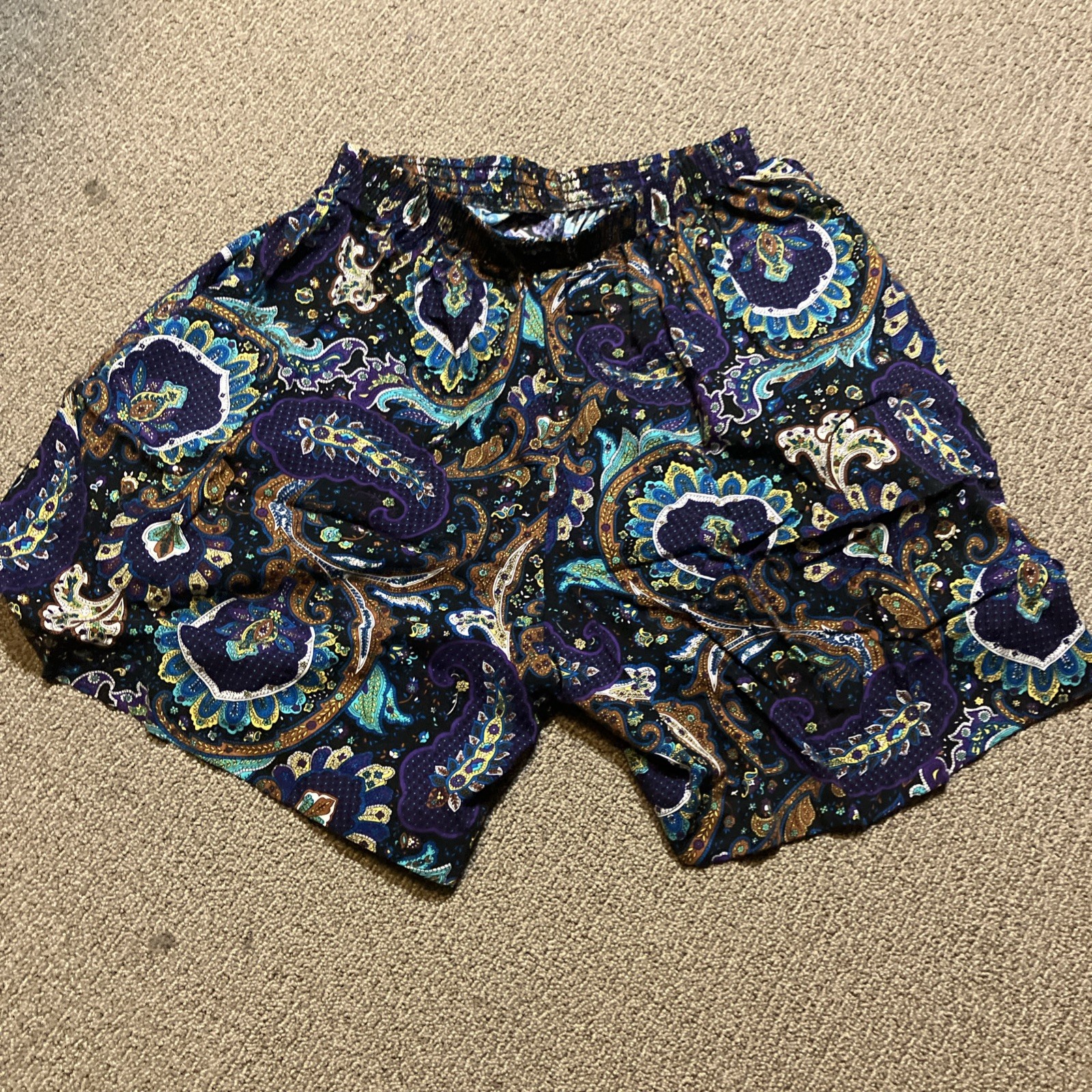 TUMBLEWEEDS Vintage 90’s Rayon Floral Filigree Patterned Skirt Shorts Medium