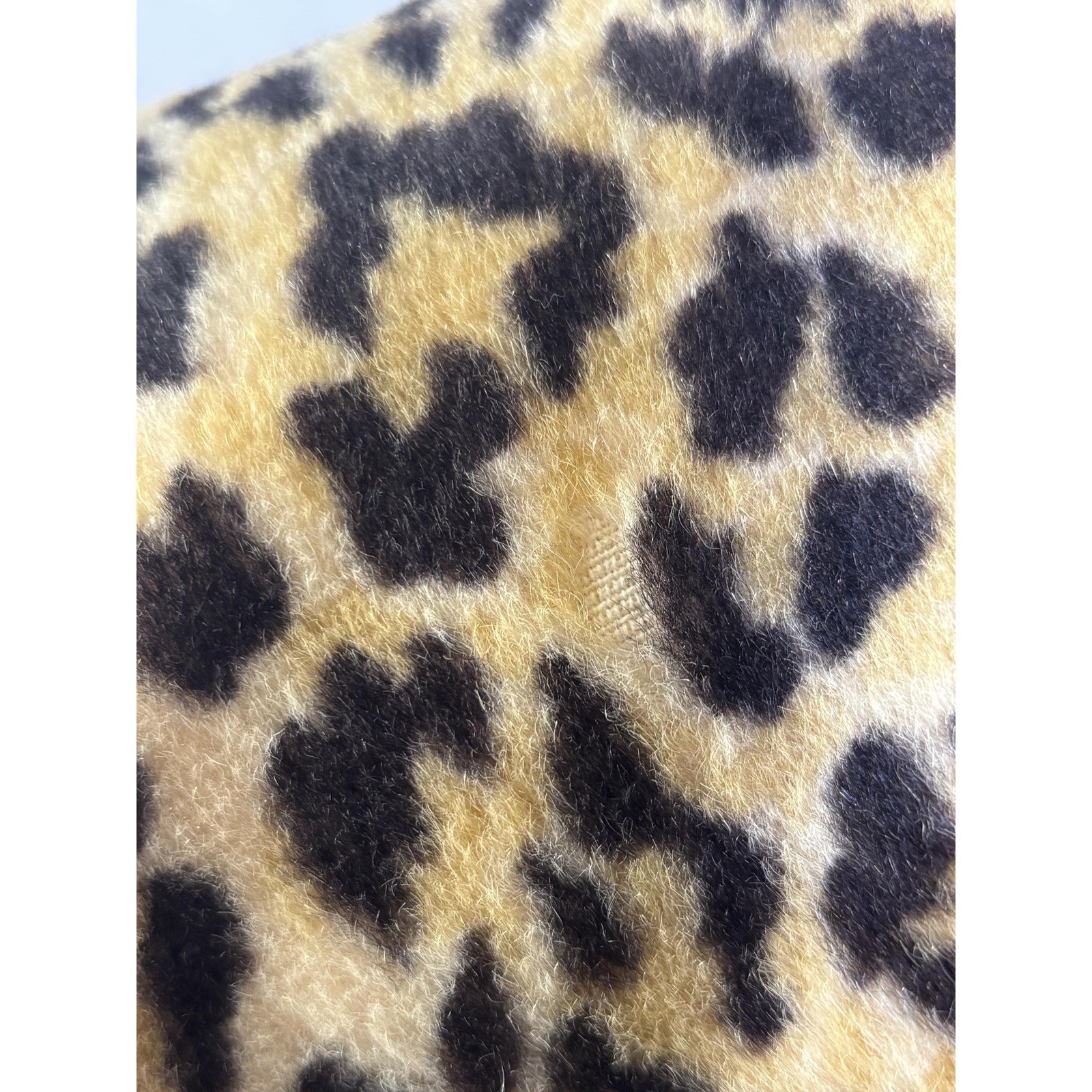 Vintage 1960s Leopard Animal Print Print Statement Cape