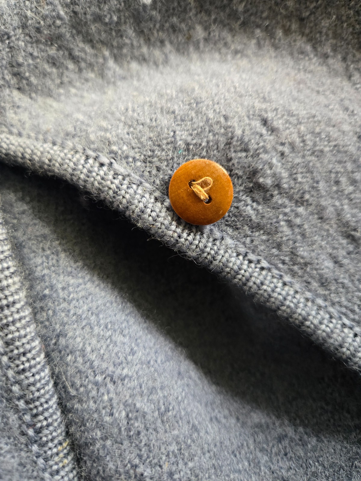 Excellent Condition Vintage Marisa Christina Wool Vest Size Large Blue Hombre