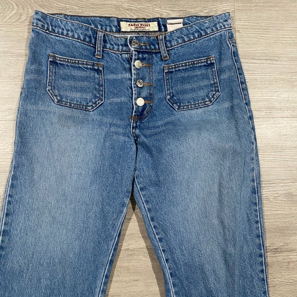 Vintage Paris Blues Stylish Blue Denim Jeans
