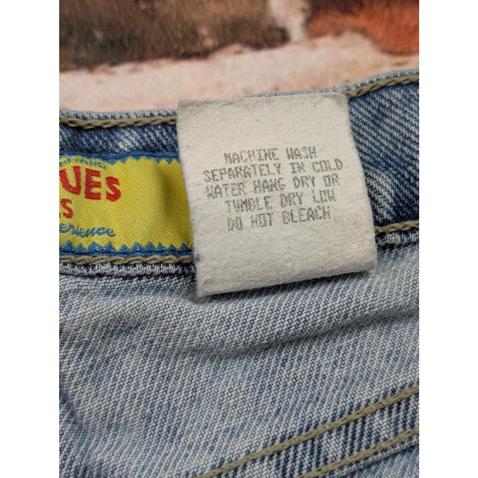 Vintage 90’s Y2k Jean Shorts Distressed Denim Short Shorts Paris Blues Size 7