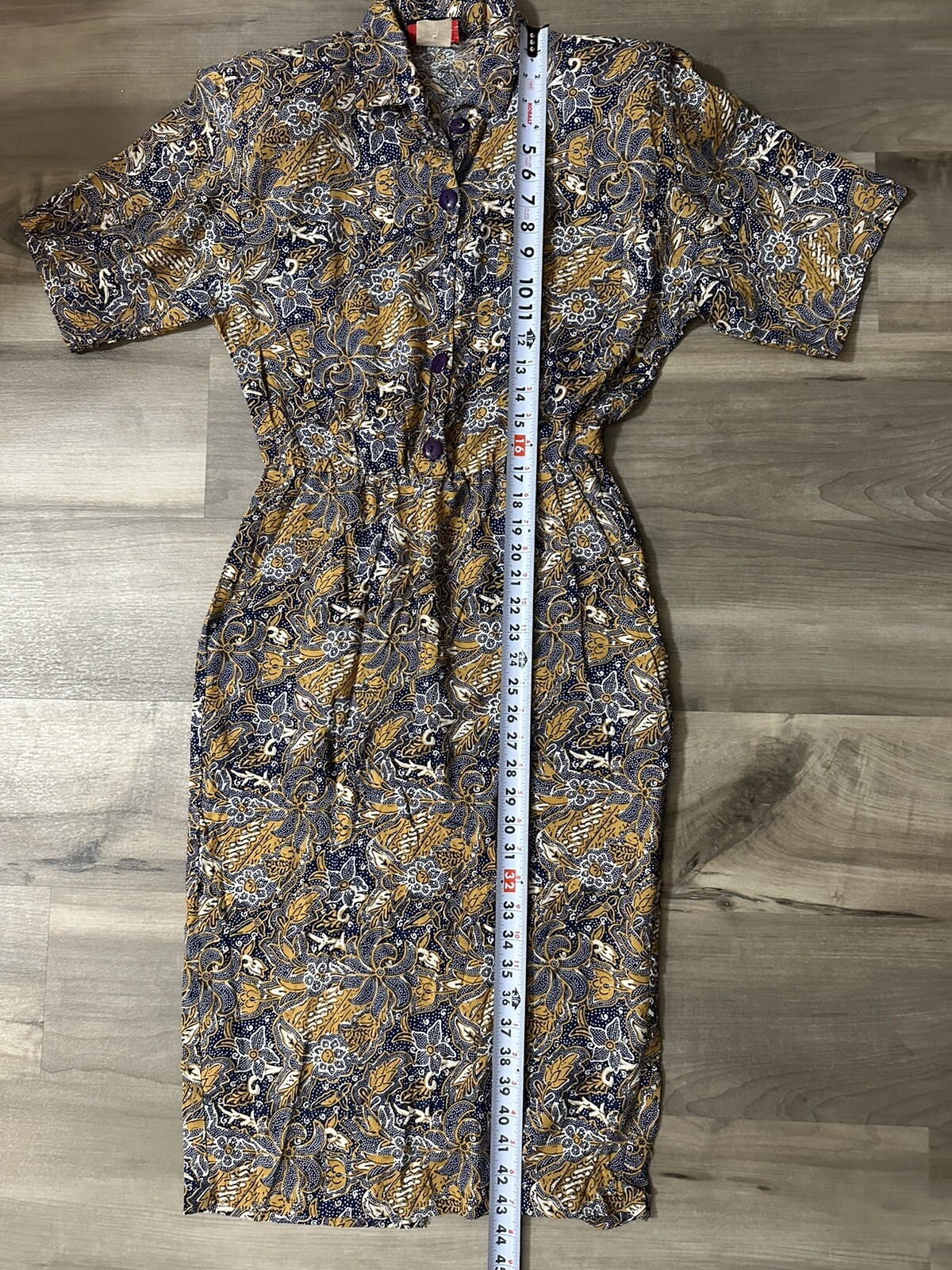 Vintage 80s Does 40s Hearts Midi Wiggle Pencil Dress Rayon Navy Gold Size 4 Or 6