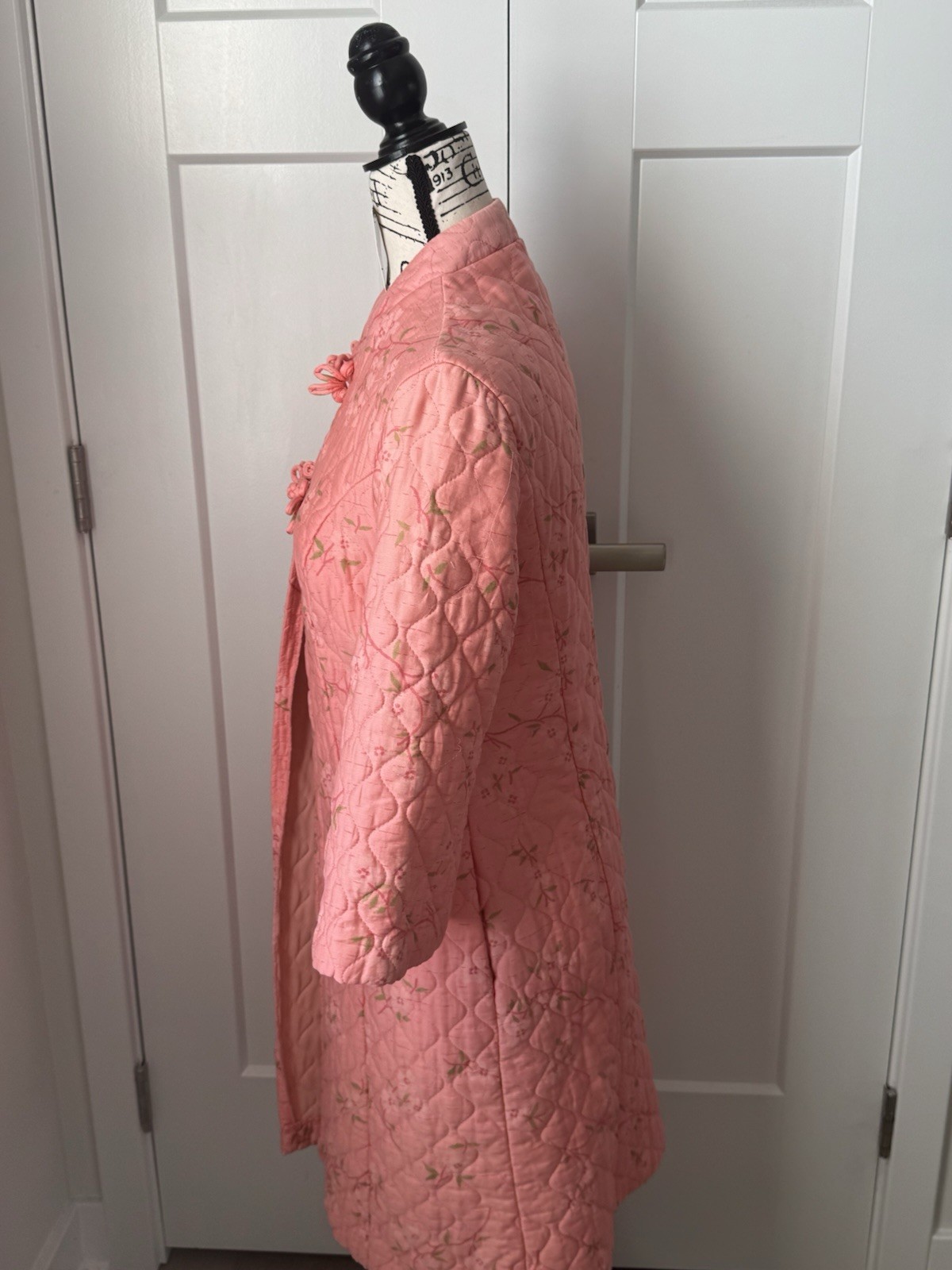Beautiful Evelyn Pearson QuilJacket Or Robe Asian 3/4 Sleeve No Zipper