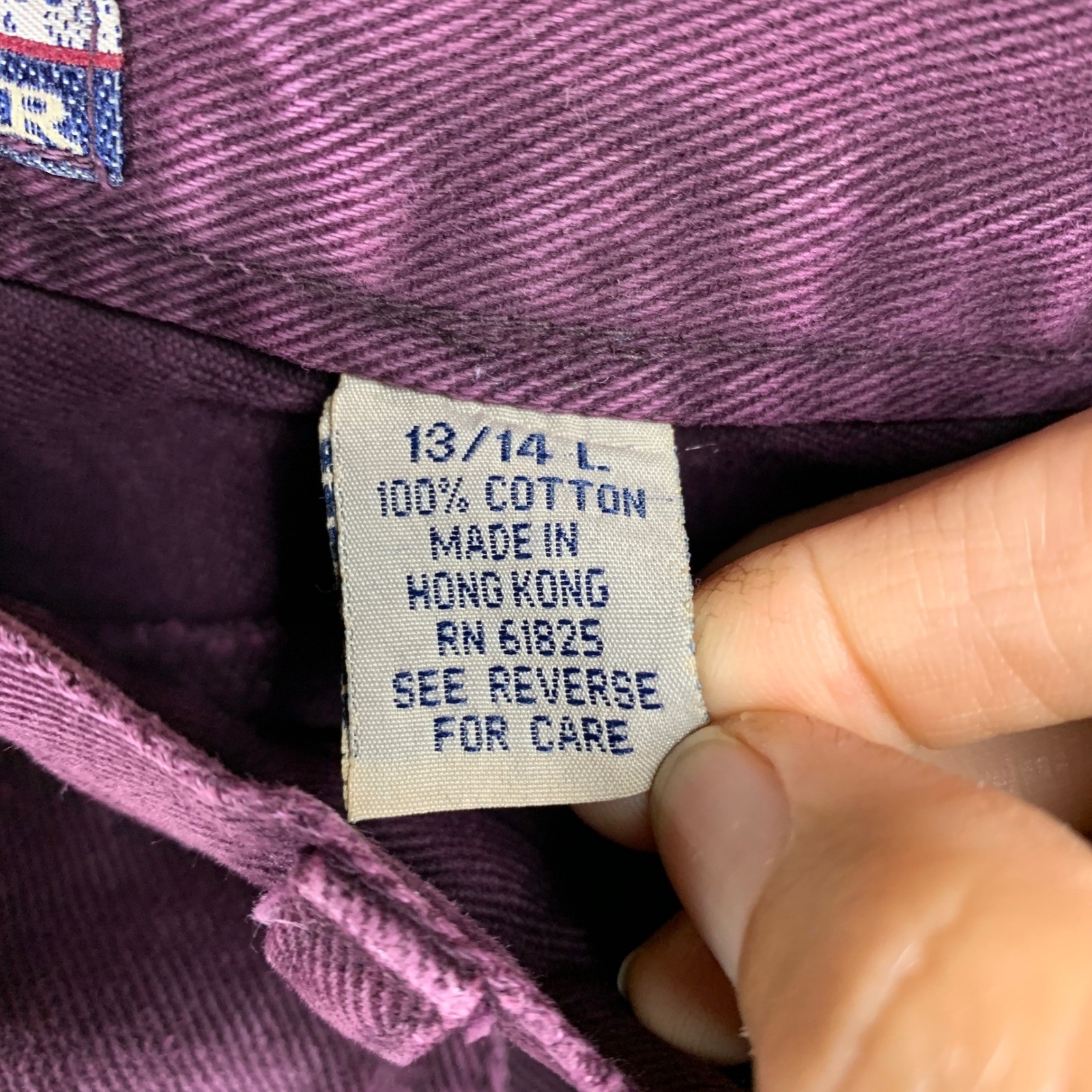 Nuovo County Seat Jeans Women 13/14 L Purple High Rise Tapered Denim 90s Vintage