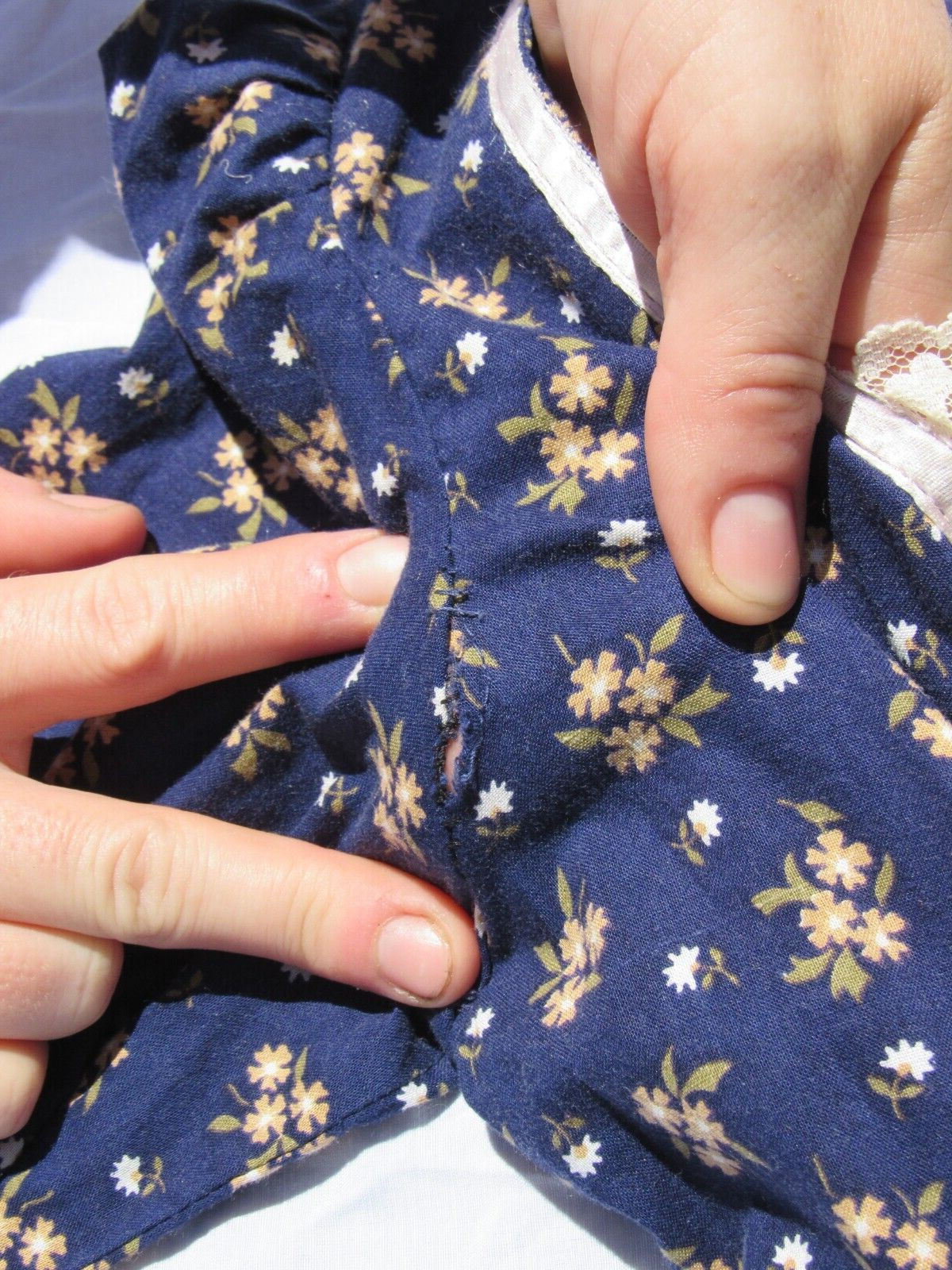 Vtg Gunne Sax Dress Jessica McClintock Prairie Cottage Core Western Victorian