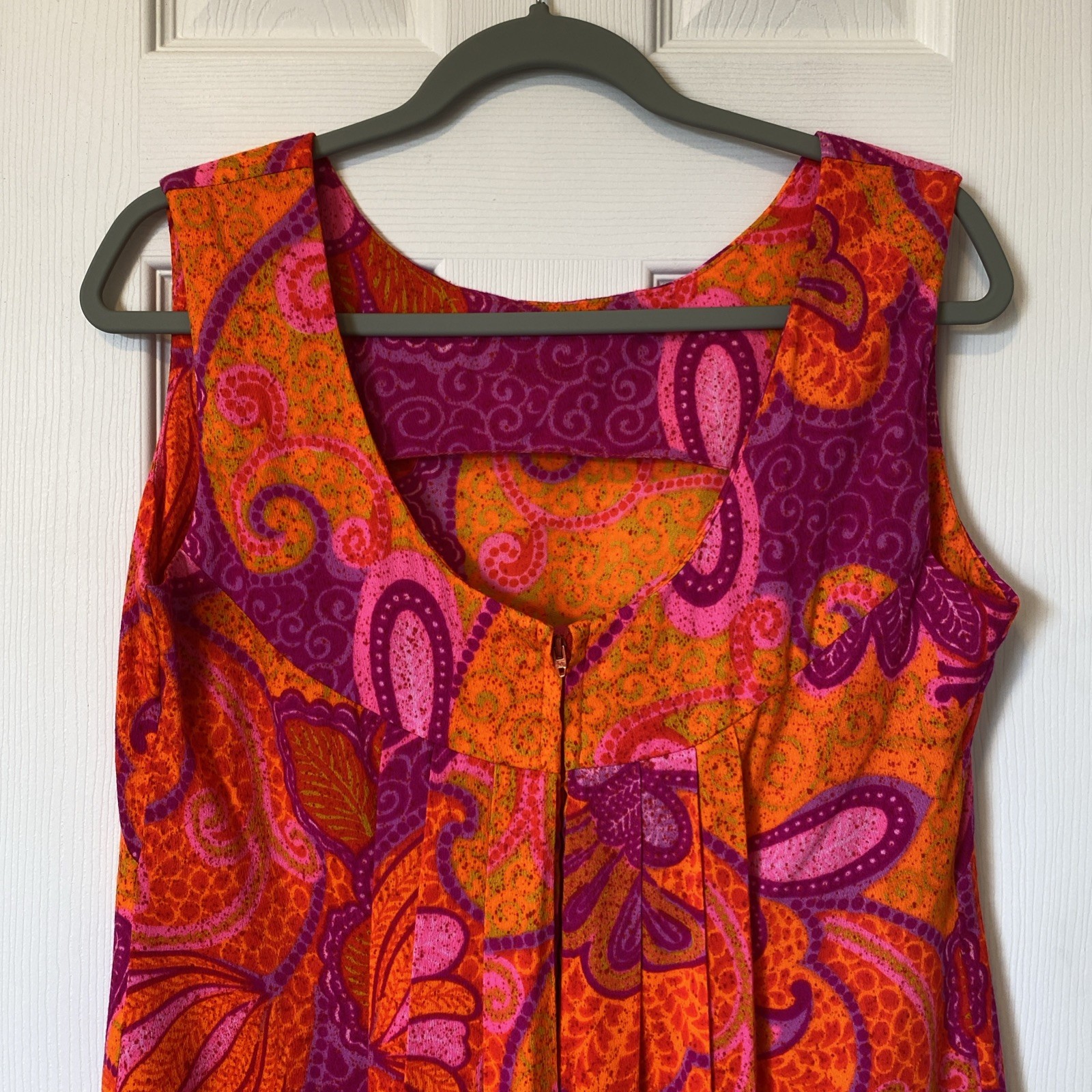 Vintage JC Penneys Hawaii Vibrant Floral Maxi Dress Women’s