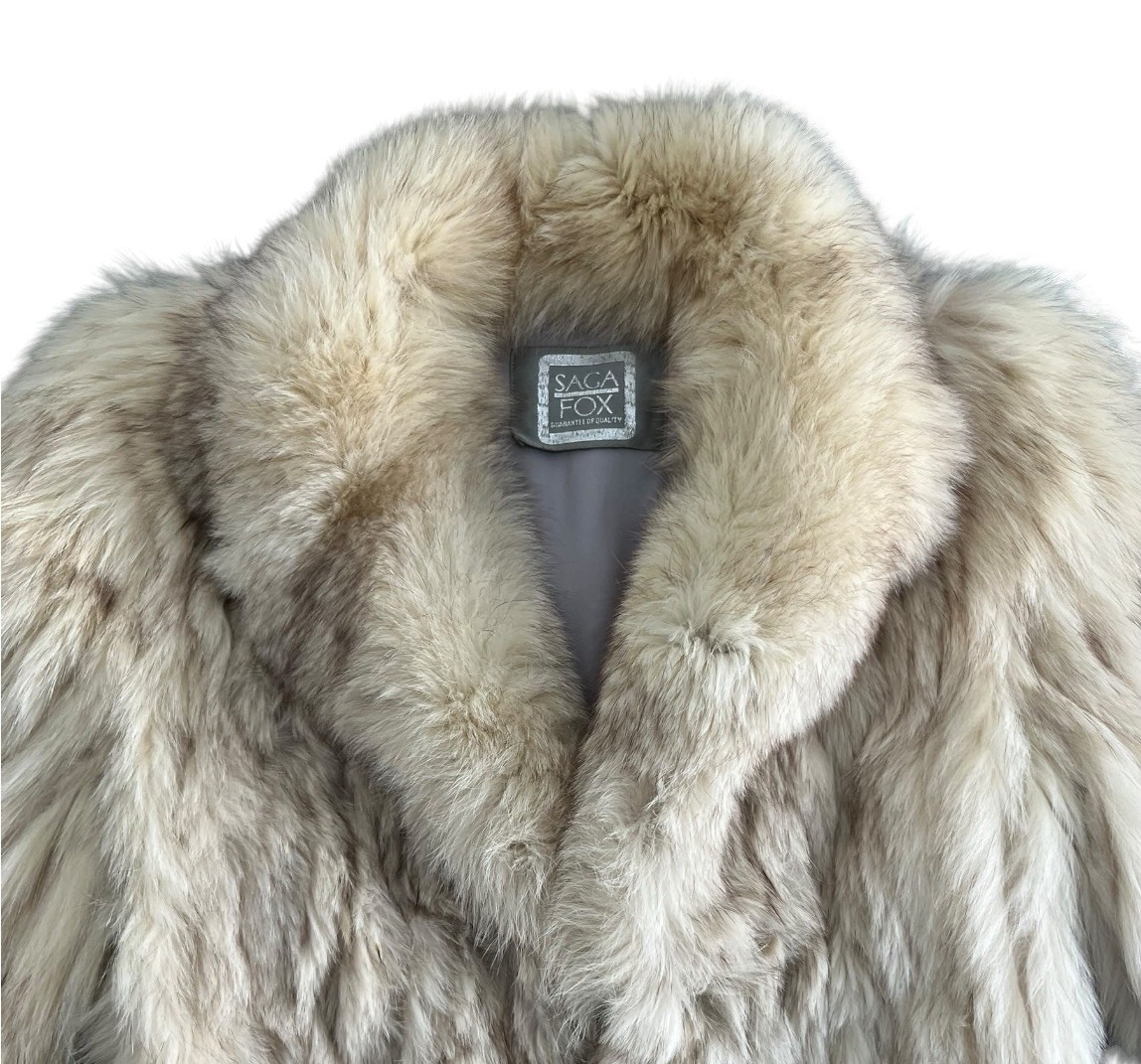Saga Fox Real Fur Jacket – Women’s M