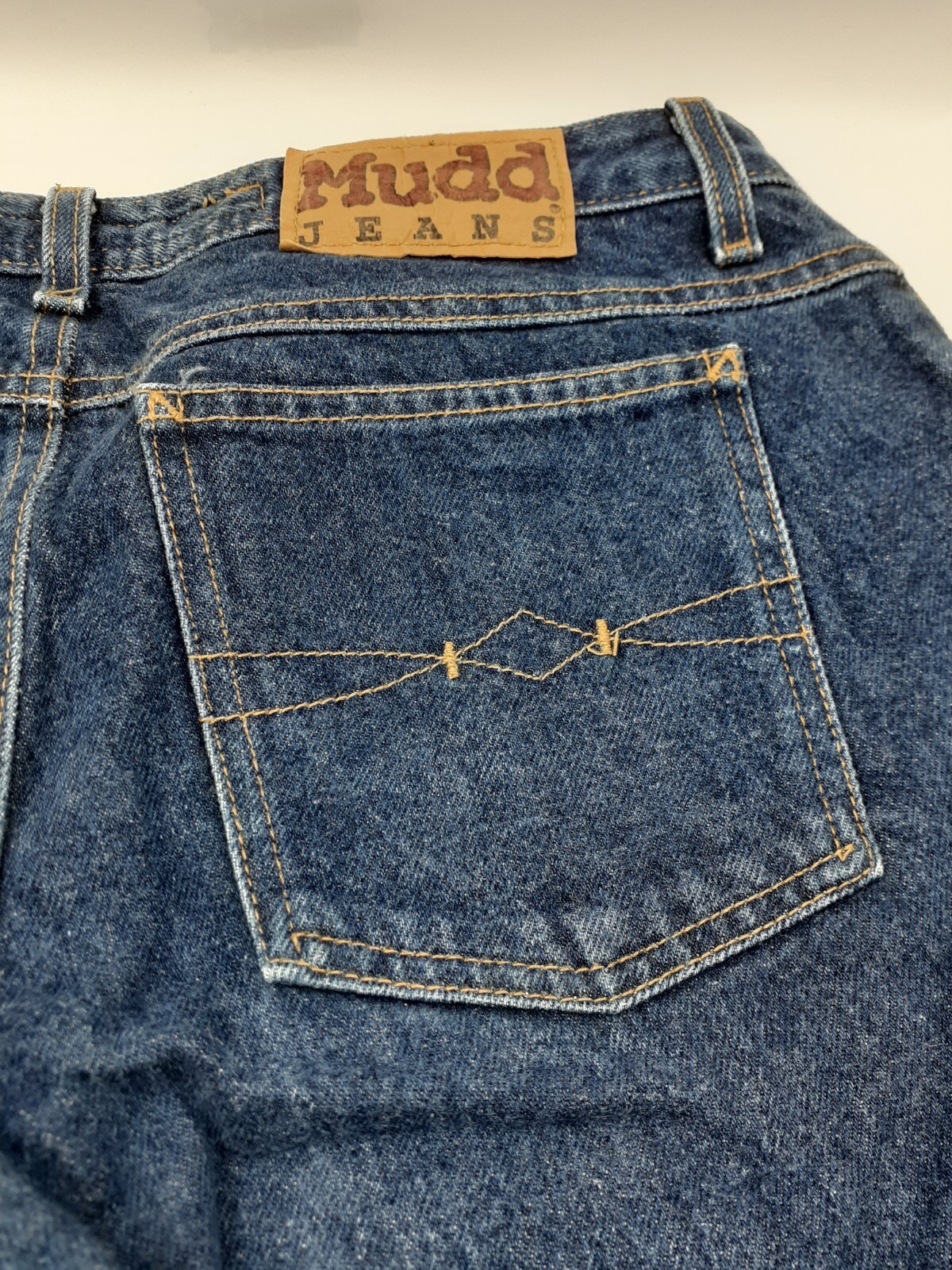 MUDD Jeans Women Size 9 Blue Vintage Low Rise Hip Hugger Y2K Bell Flare Leg NEW