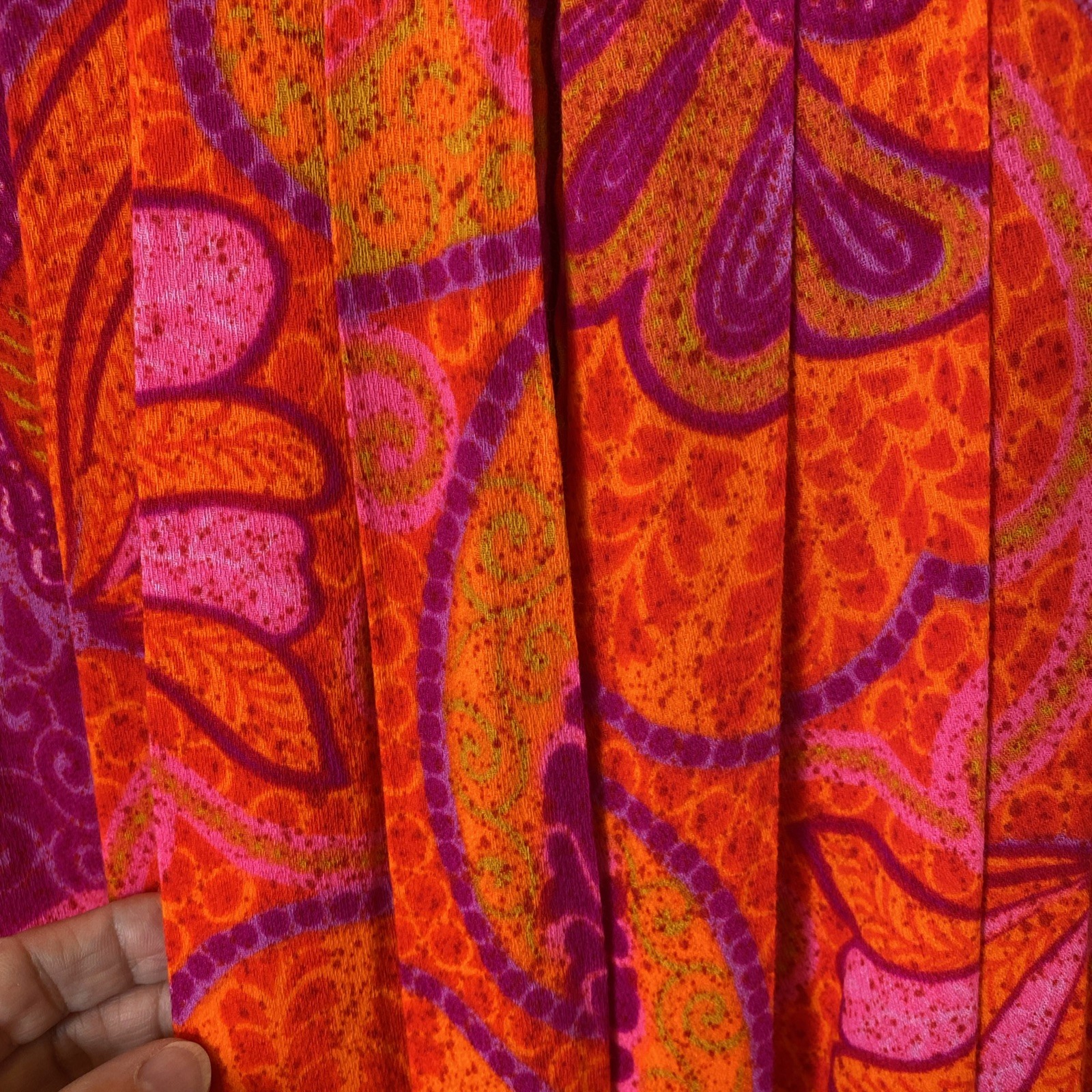 Vintage JC Penneys Hawaii Vibrant Floral Maxi Dress Women’s