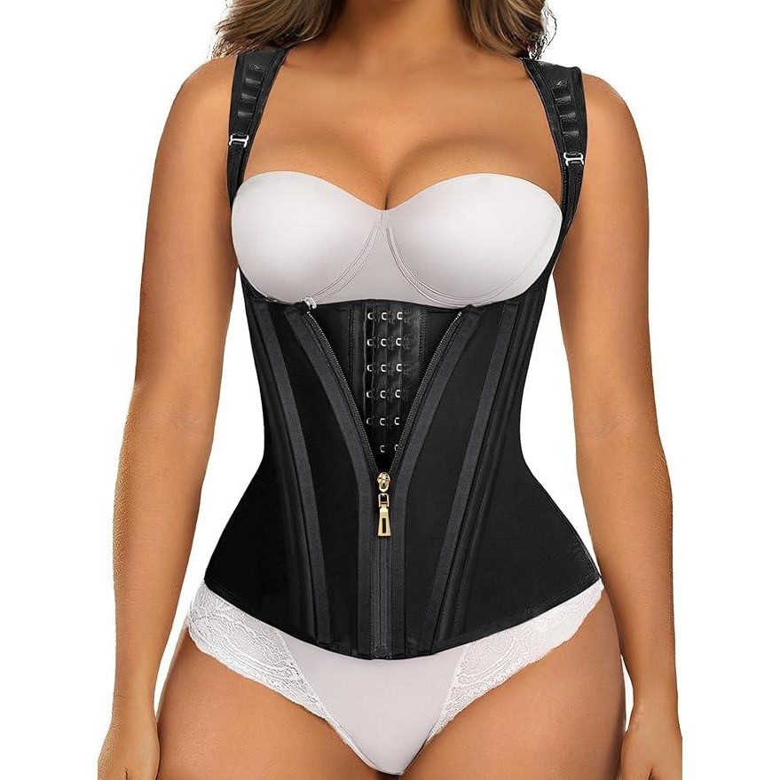 MSRP $50 SHAPERX Women’s L Waist Trainer Corset Tummy Control Sport Girdle Hou