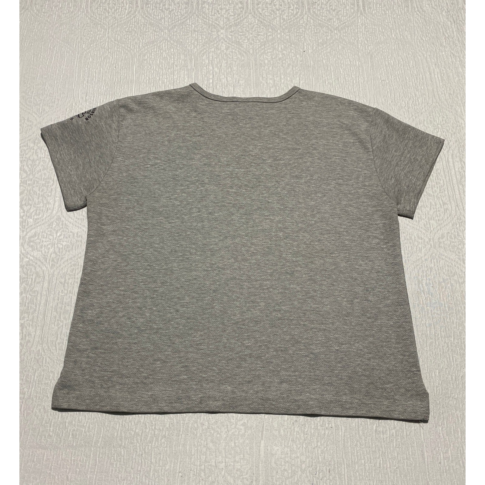 Harley Davidson Crete IL Gray V-Neck Embroidered T-Shirt XL Made in USA