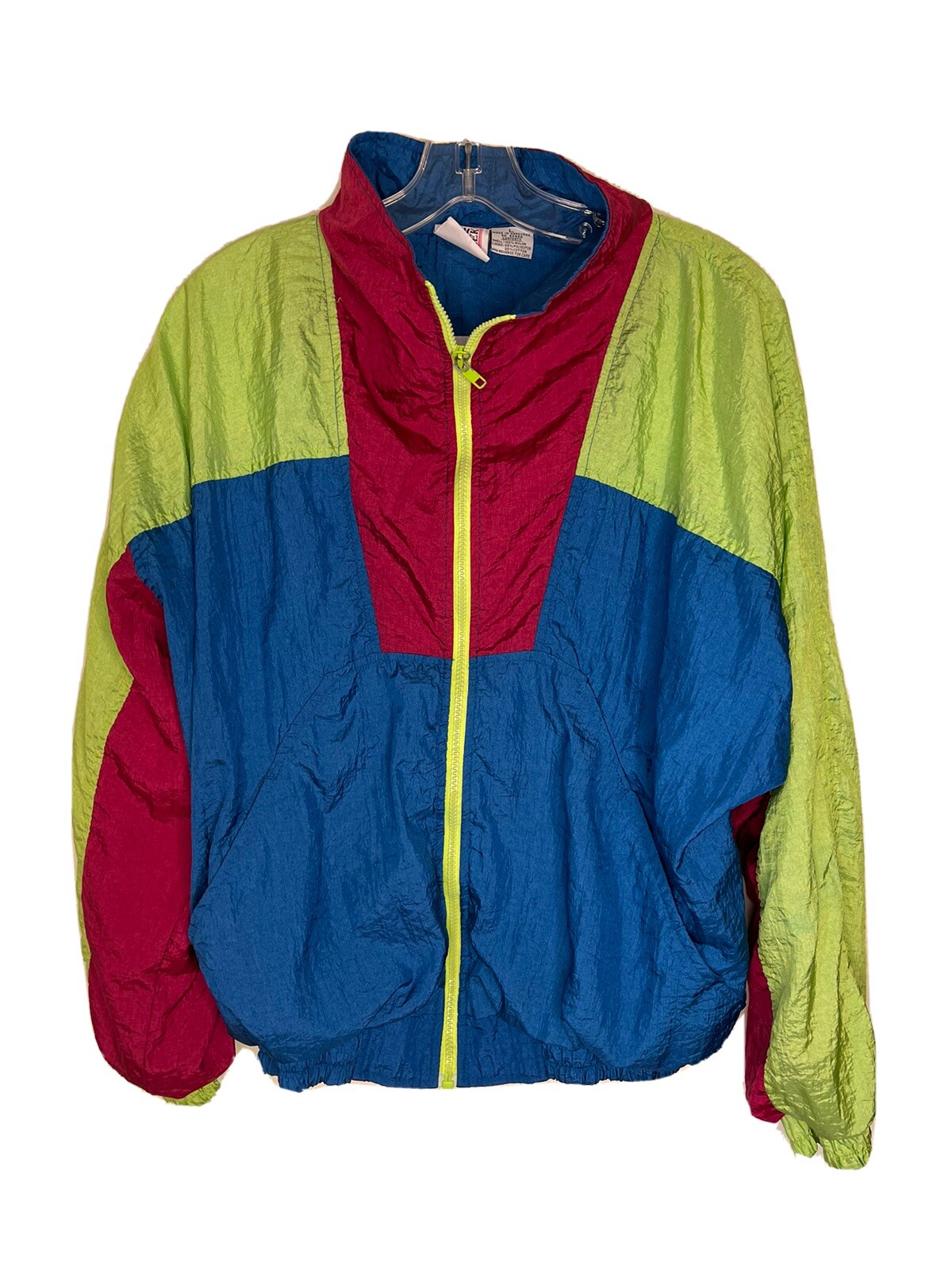 Vintage 80’s 90’s track suit jacket L hip hop fly