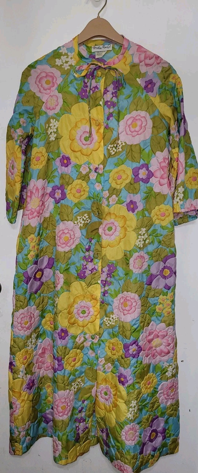 Stella Fagin for Neiman Marcus women dress, Multicolored, Floral, Size S, USA.