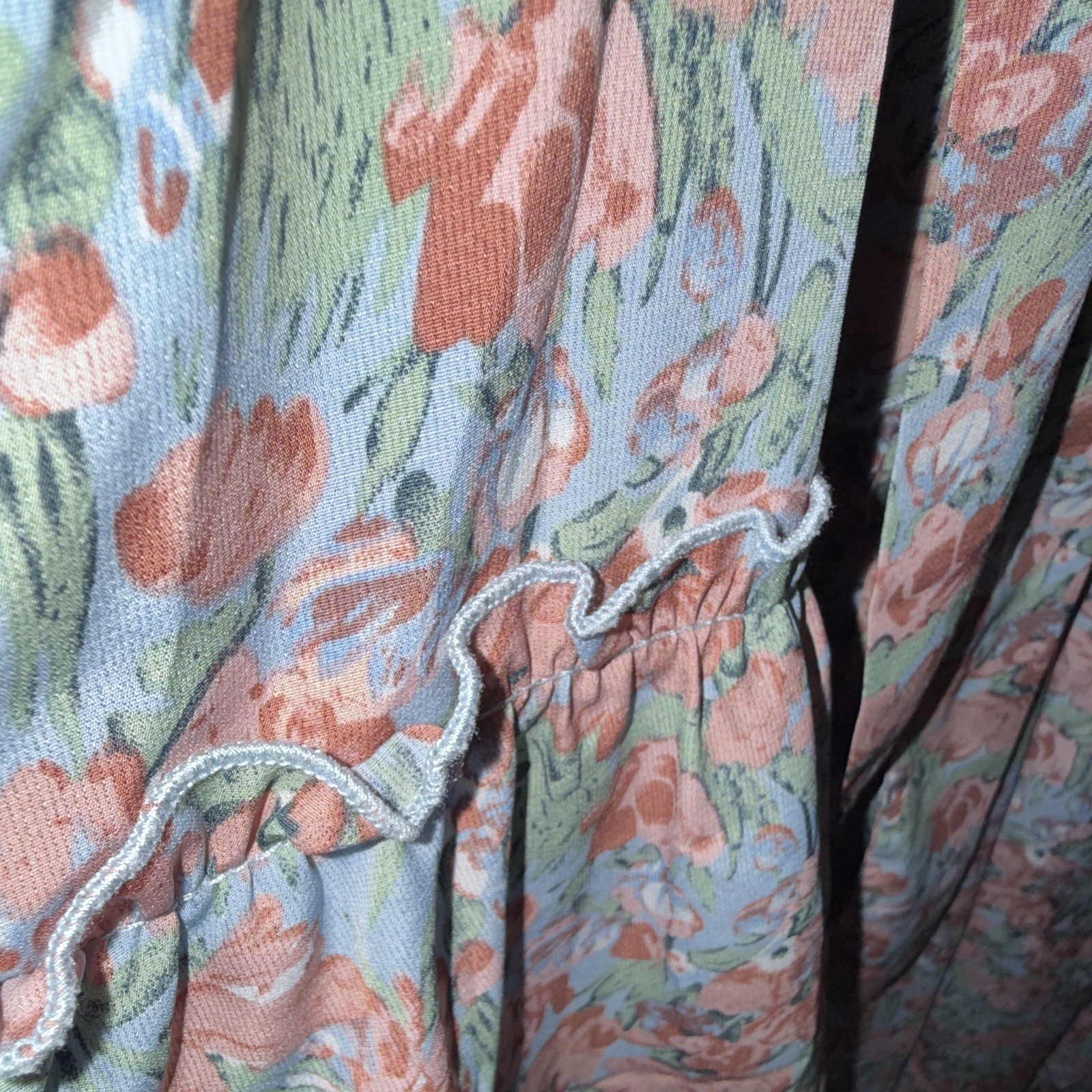 The Entro vintage floral inspired style dress by modern designer women’s Size L