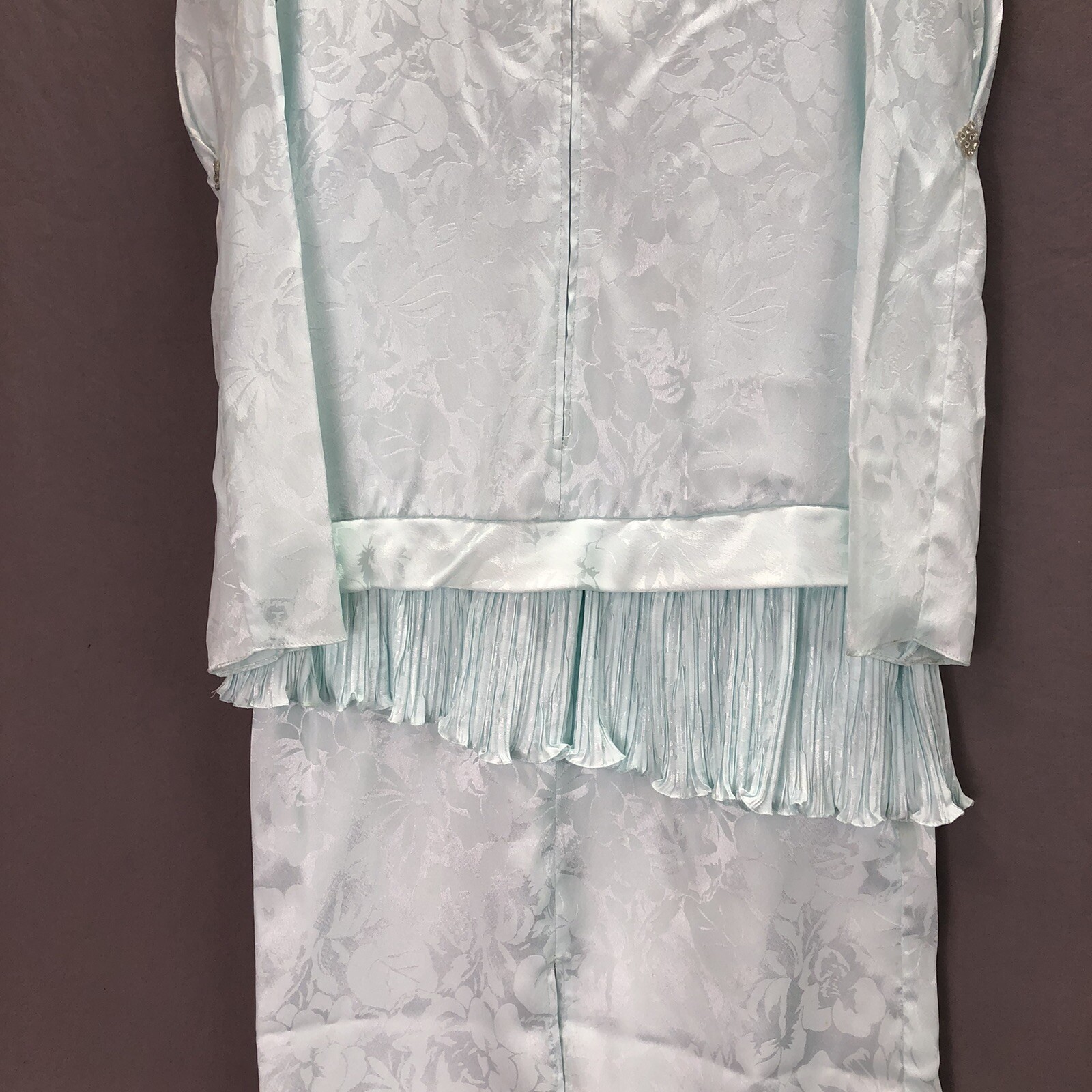 VINTAGE MICHAEL MARCELLA LTD BARBARA CHODOS PALE BLUE FANCY DRESS SIZE 12