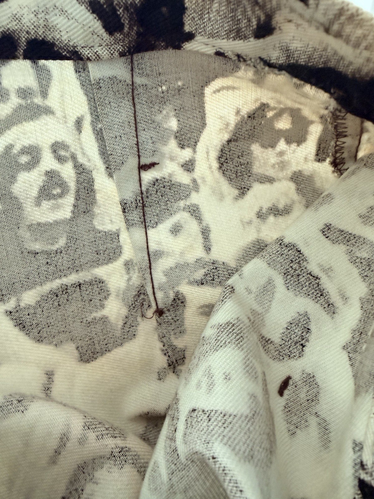 Vintage 1969 Baron Wolman Woodstock Crowd Print Shorts 60s Hot Pants Pop Art NY