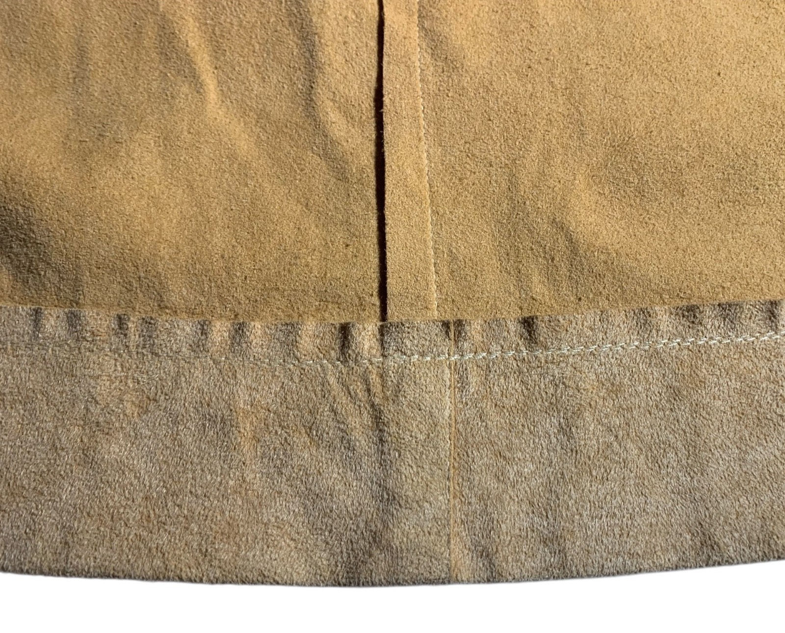 MOLLIE PARNIS Vintage 70s Women’s LS Ultrasuede Zip Front Shirt Dress – Sz M USA
