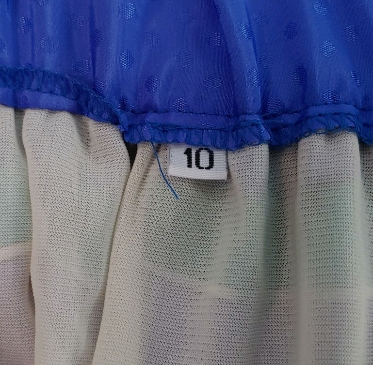 Vintage Anthony Sicari Lined White Skirt with Purple & Green Florals Size 10