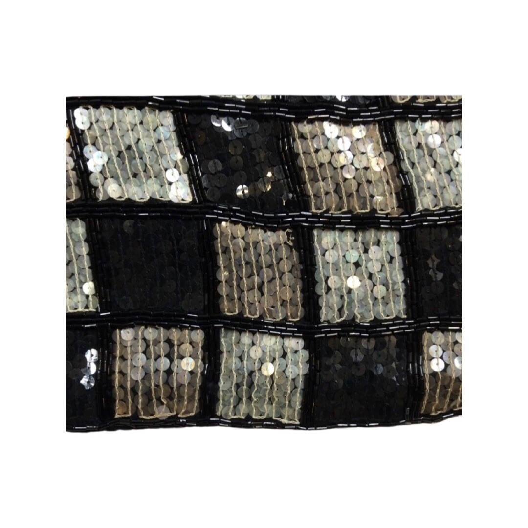 Jennifer George New York Silk Sequin Top Short Sleeve Vintage