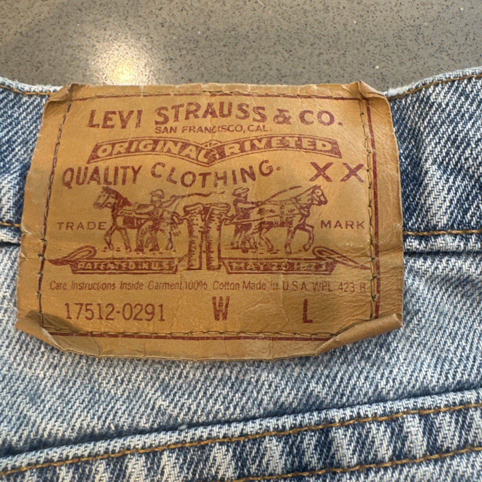 512 Vintage Levis