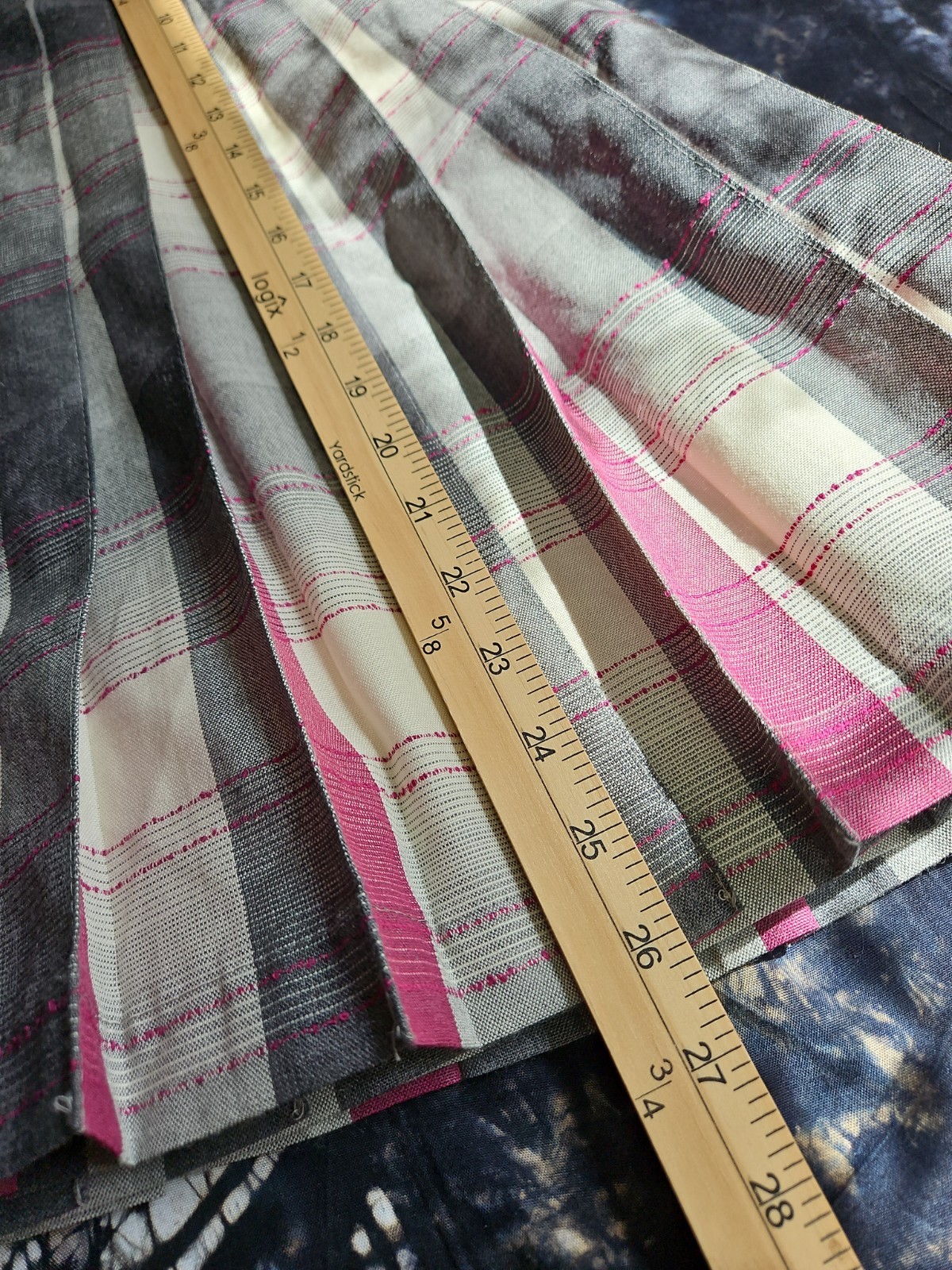 Academia Librarian Chic Pendleton Pleated Wool Maxi Skirt 10 Plaid Vtg 90s USA
