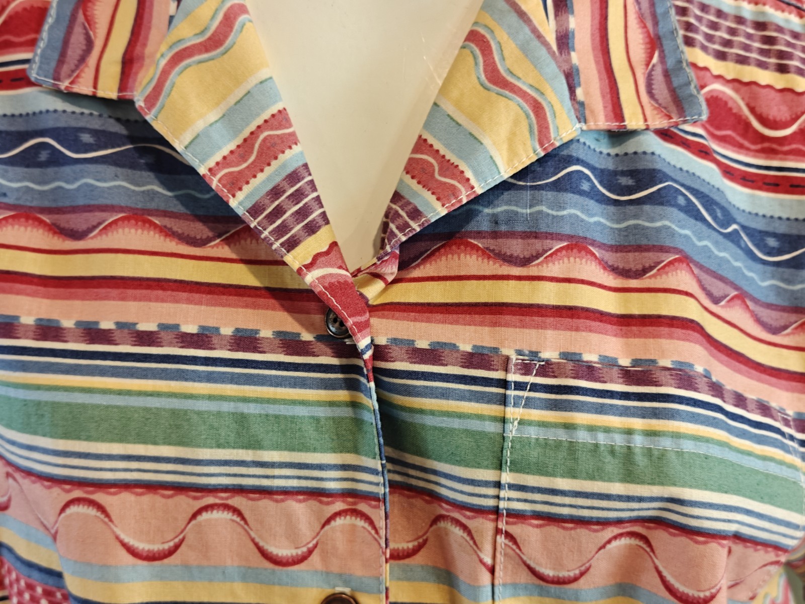 Vintage Southwest Style Made In USA Button Up Shirt By Gotcha Covered