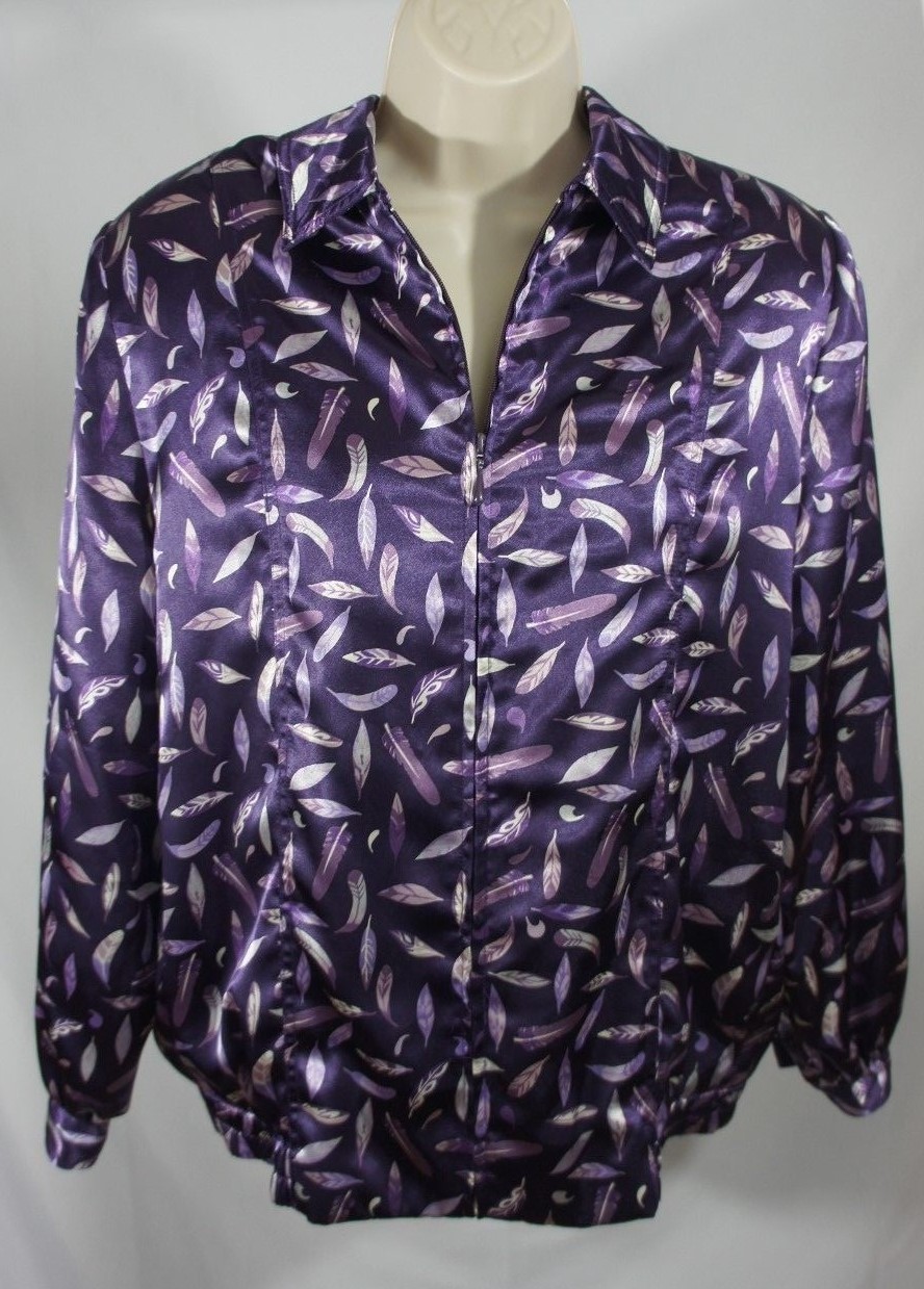 Vintage Da-Rue of California Lightweight Jacket Blazer 80s Shoulder Pads Feather