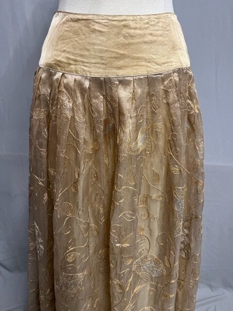 #22-138, 1950s Gold Metallic 3 Pc. Ensemble Made of Middle Eastern Fabric
