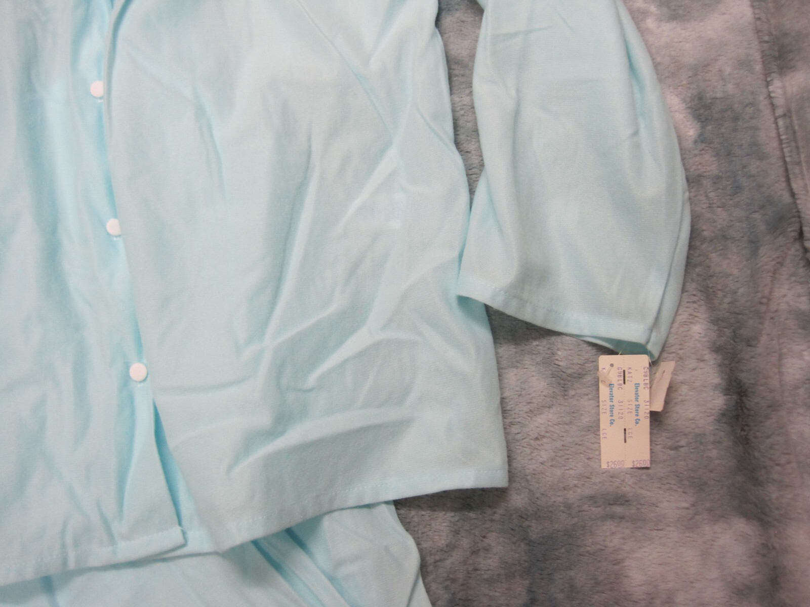 Vintage 2 Piece Long Sleeve Pajamas Katz Large 16-18 New Old Stock With Tags