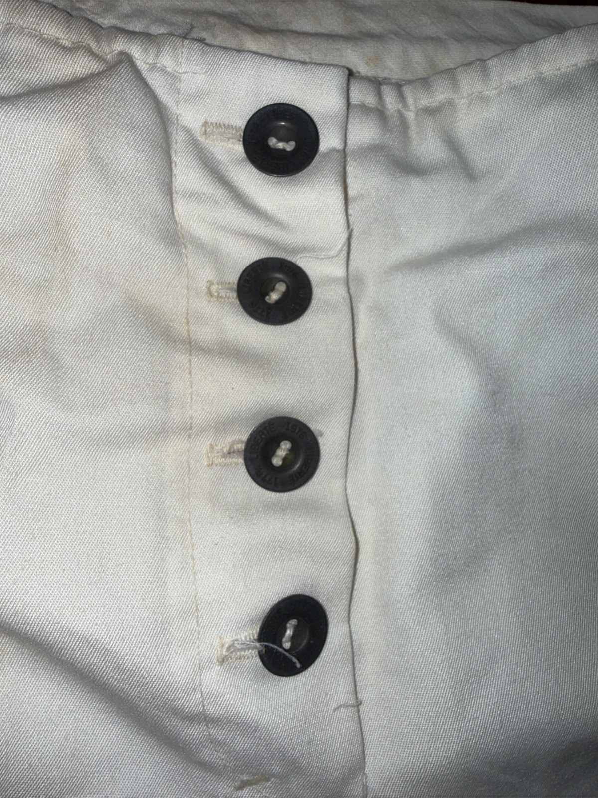 Vtg 70s Bicentennial Bell Bottom Pants 1976 Sailor Button Fly ILGWU Union Made