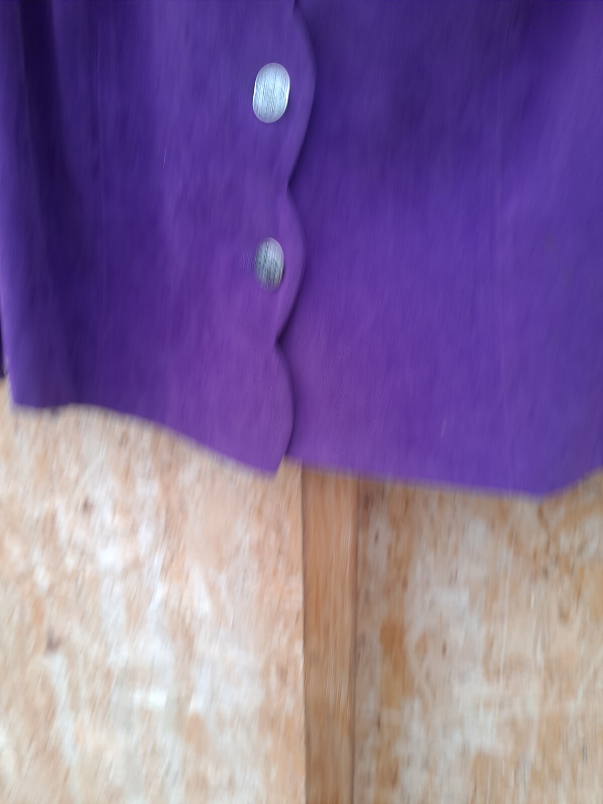 Womens Leslie Fay Vintage Faux suede short collarless jacket 14wp