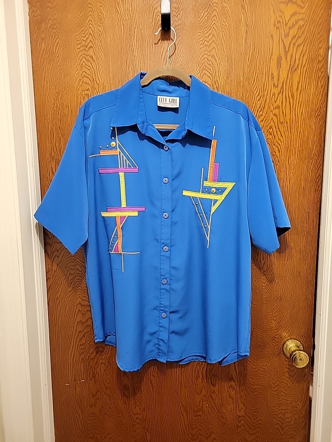 1980’s City Girl Nancy Bolen VTG Shirt Large